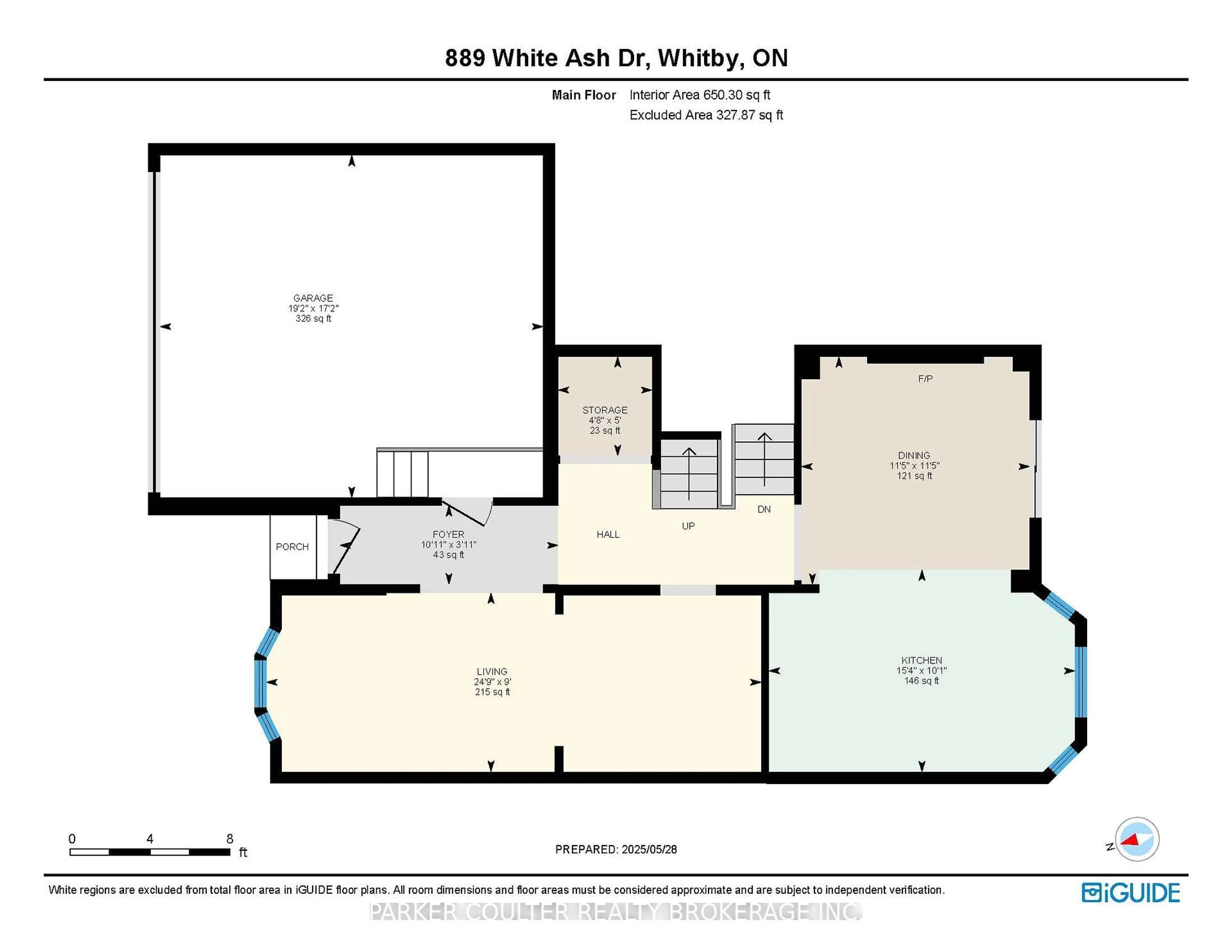 Floor plan for 889 White Ash Dr, Whitby Ontario L1N 7S7