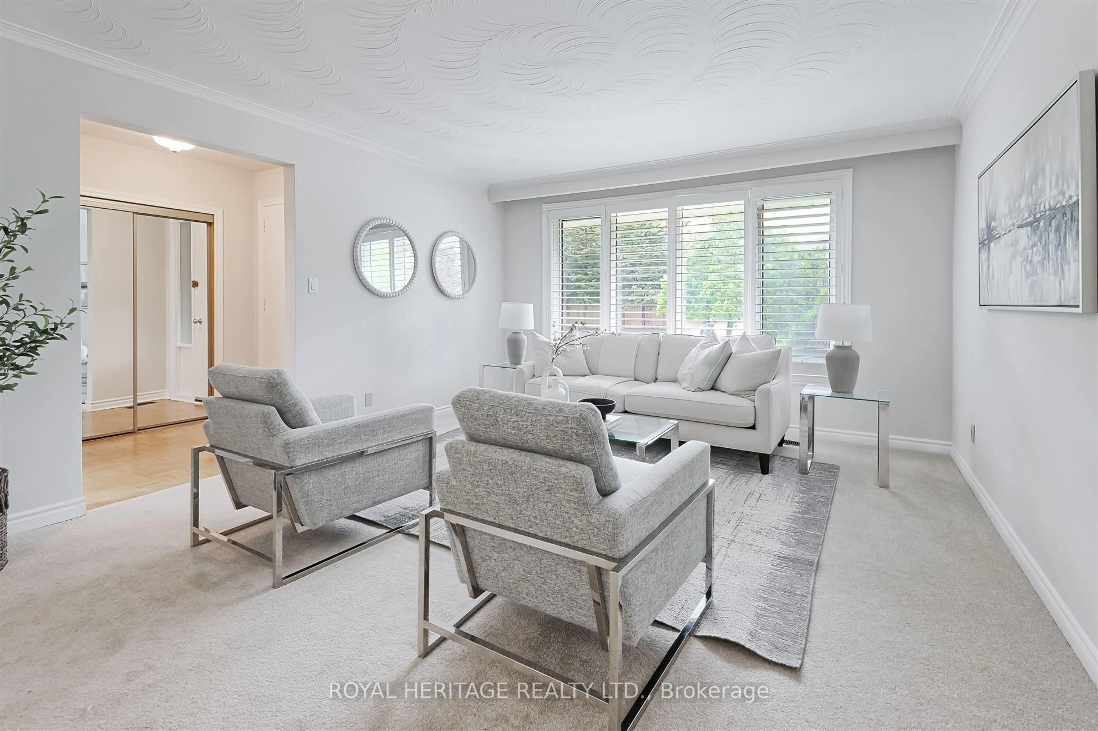 Living room with furniture, unknown for 11 Alpaca Dr, Toronto Ontario M1J 2Z8