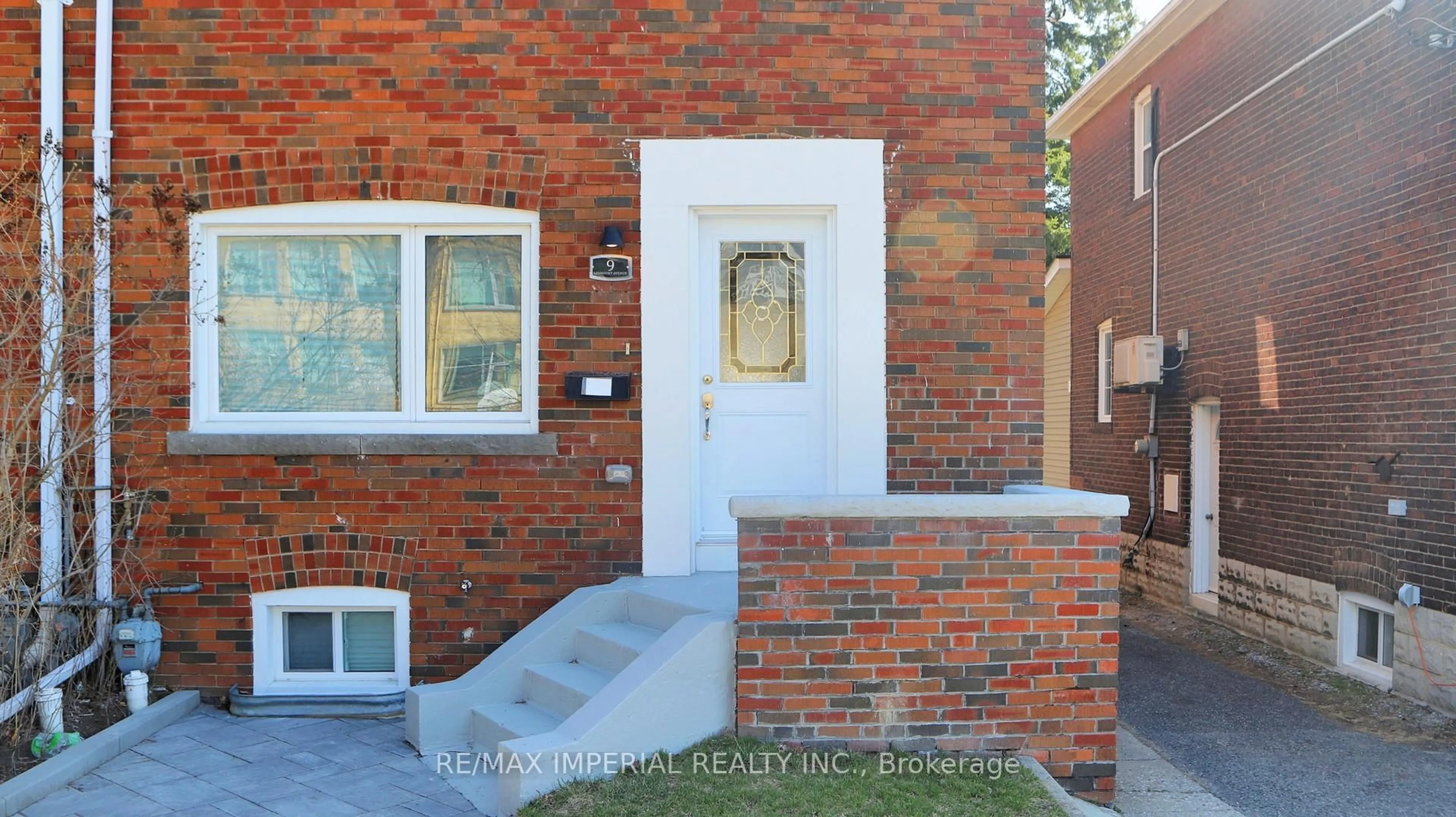Home with brick exterior material, street for 9 Lesmount Ave, Toronto Ontario M4J 3V5