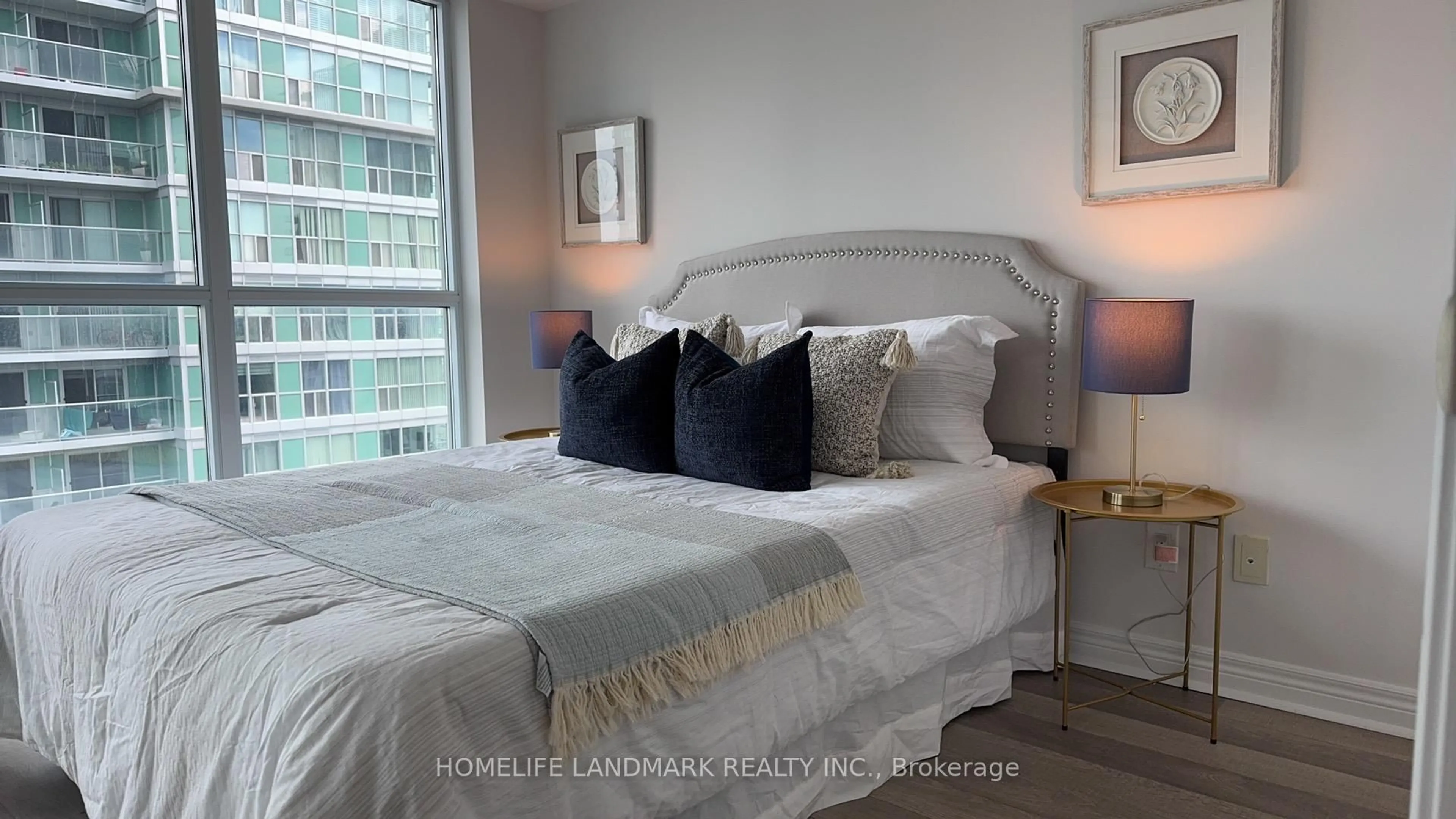 Bedroom with bed, unknown for 50 Town Centre Crt #1904, Toronto Ontario M1P 4Y7