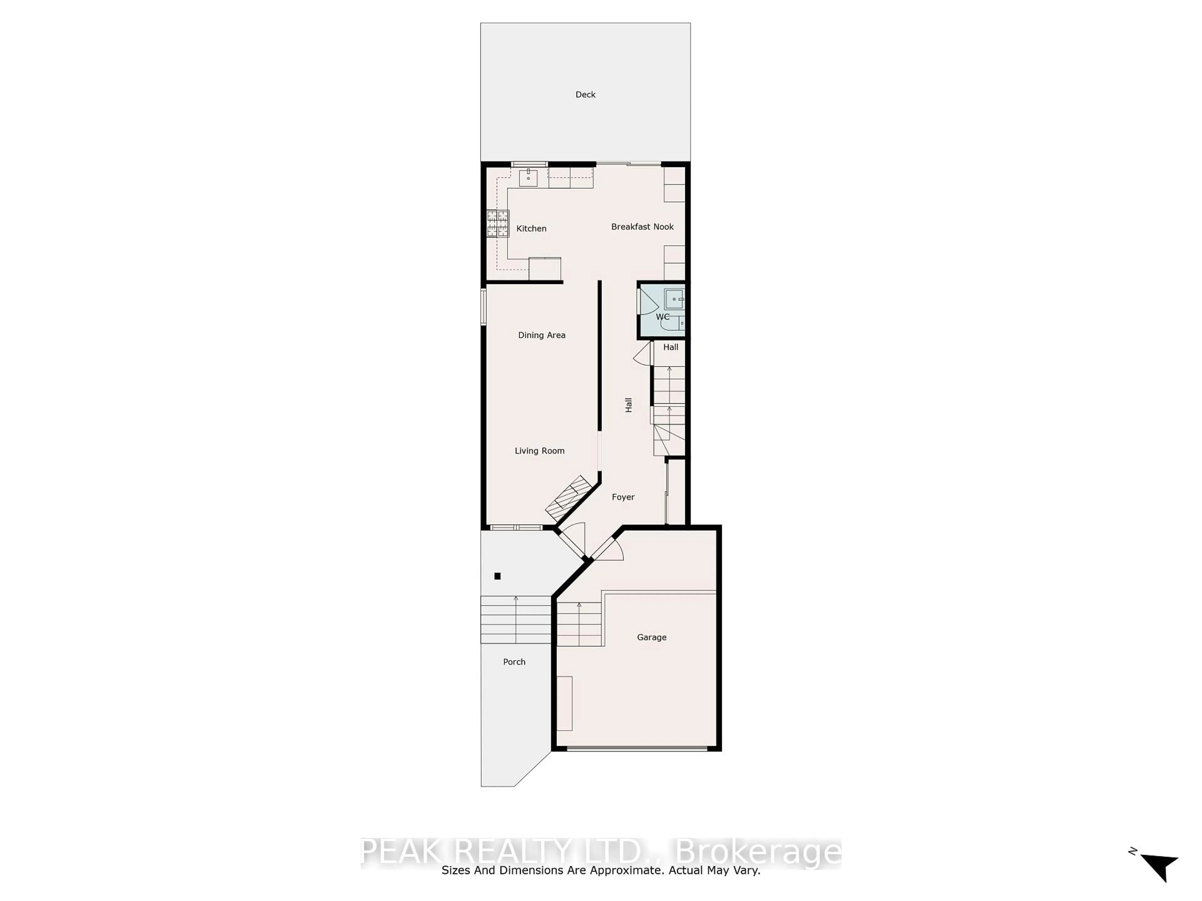 Floor plan for 80 Fry Cres, Clarington Ontario L1C 4Y3