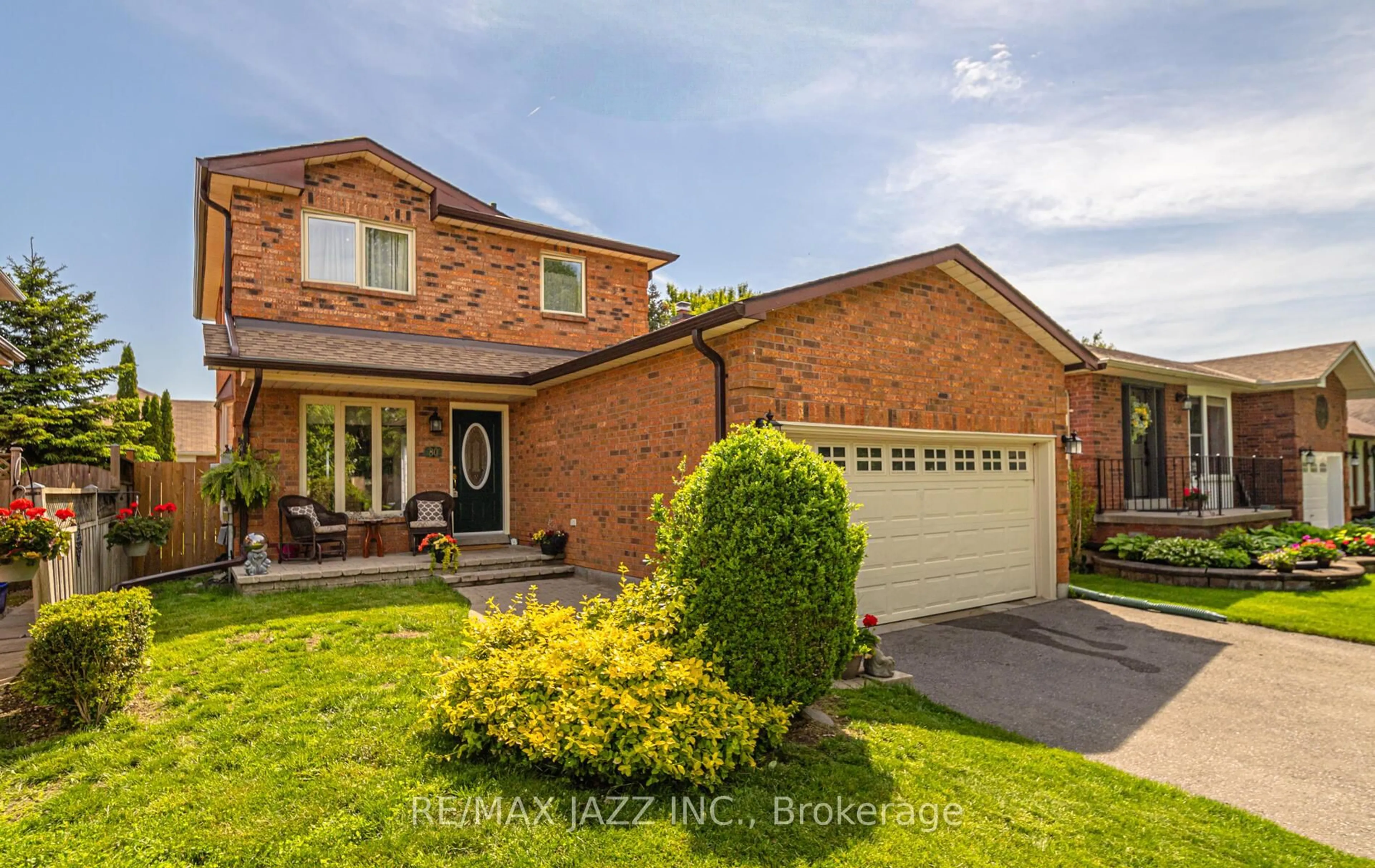 Home with brick exterior material, street for 80 Barley Mill Cres, Clarington Ontario L1C 4E7