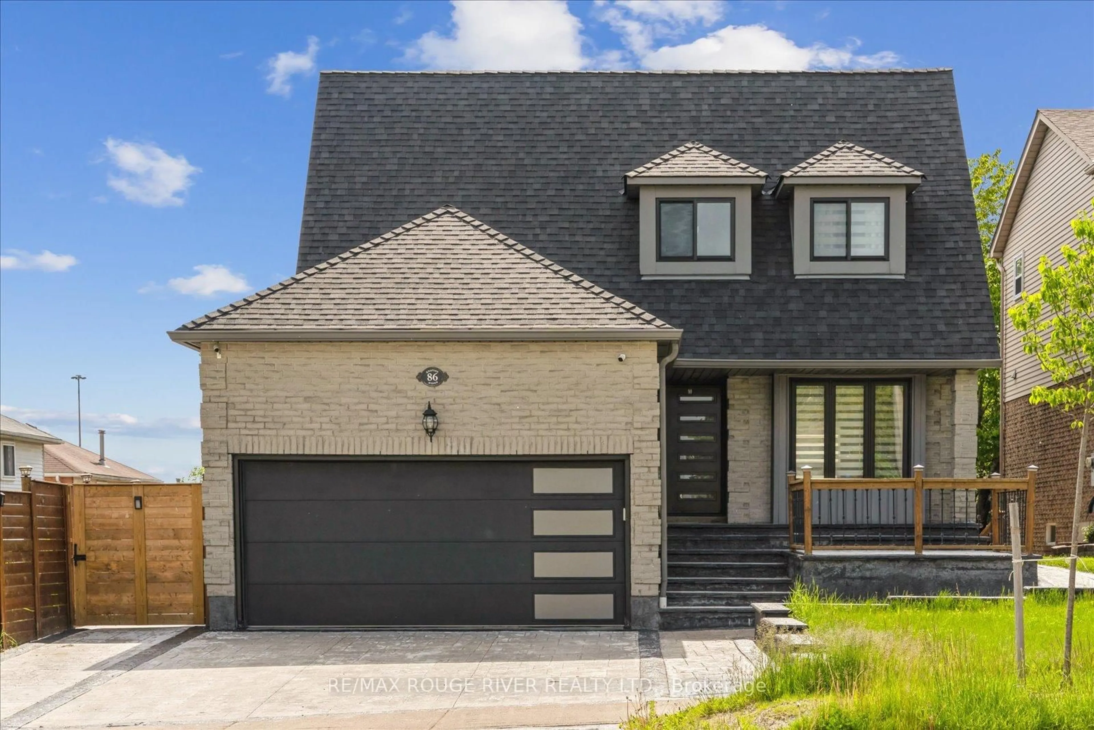 Home with brick exterior material, street for 86 Knapton Ave, Ajax Ontario L1S 5V8