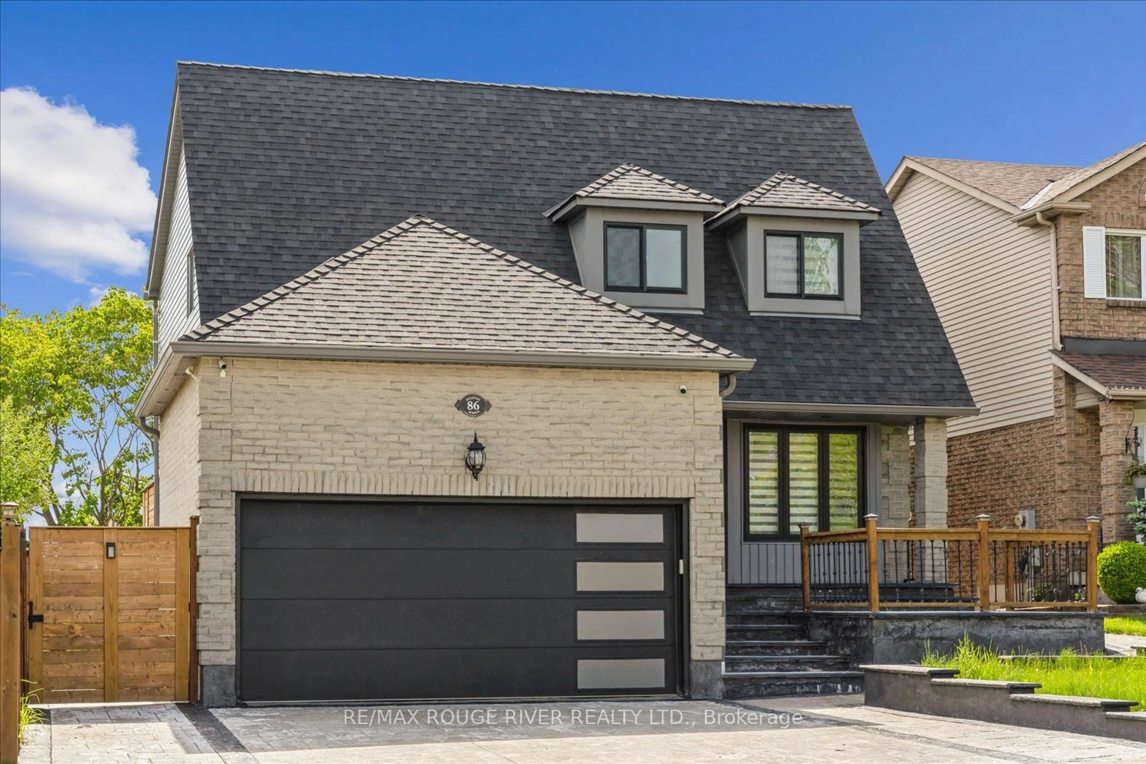 Home with brick exterior material, street for 86 Knapton Ave, Ajax Ontario L1S 5V8