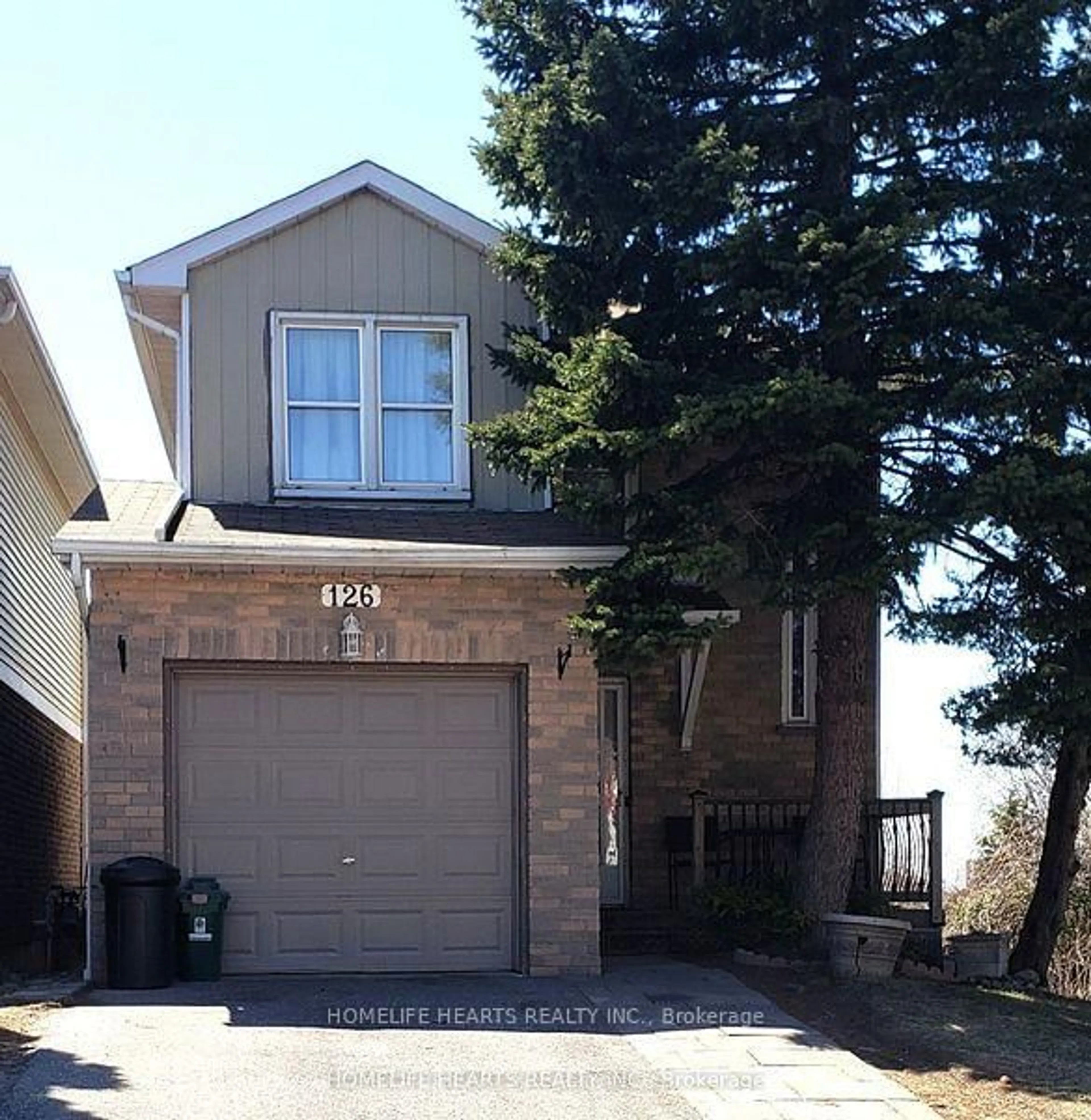 Home with vinyl exterior material, street for 126 Kirby Cres, Whitby Ontario L1N 6Z7