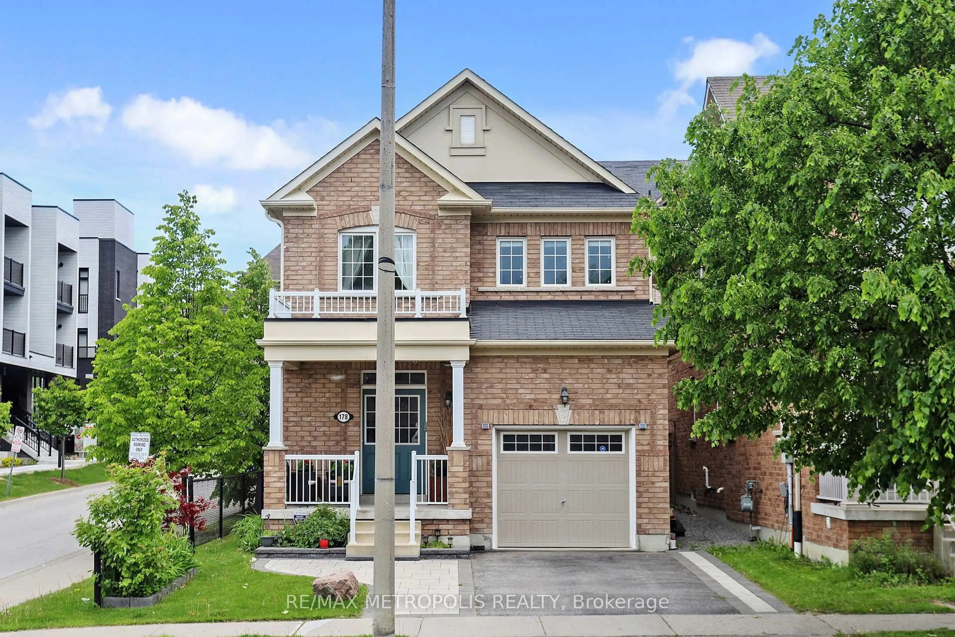 Home with brick exterior material, street for 178 Angus Dr, Ajax Ontario L1S 5E1