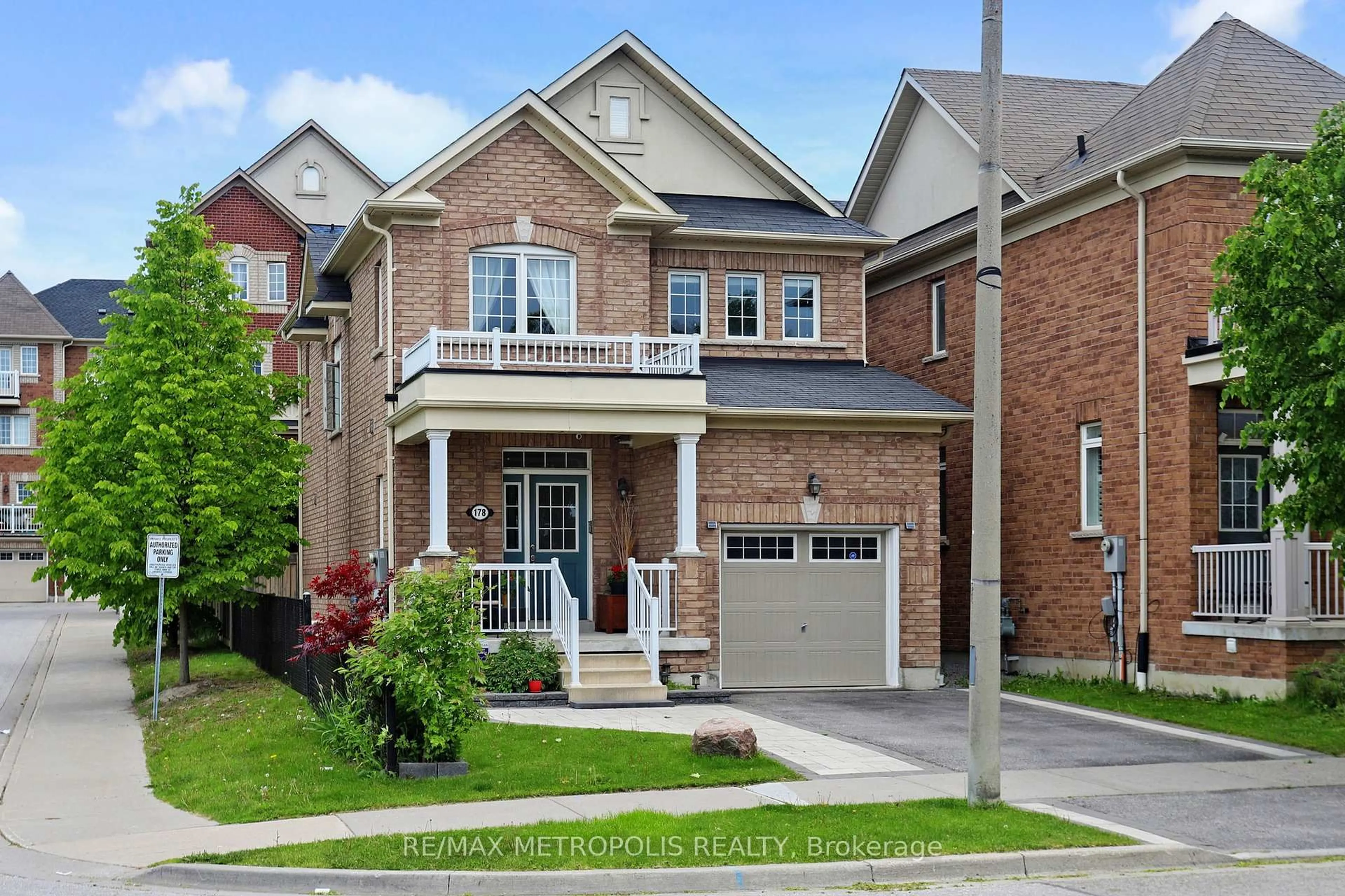 Home with brick exterior material, street for 178 Angus Dr, Ajax Ontario L1S 5E1
