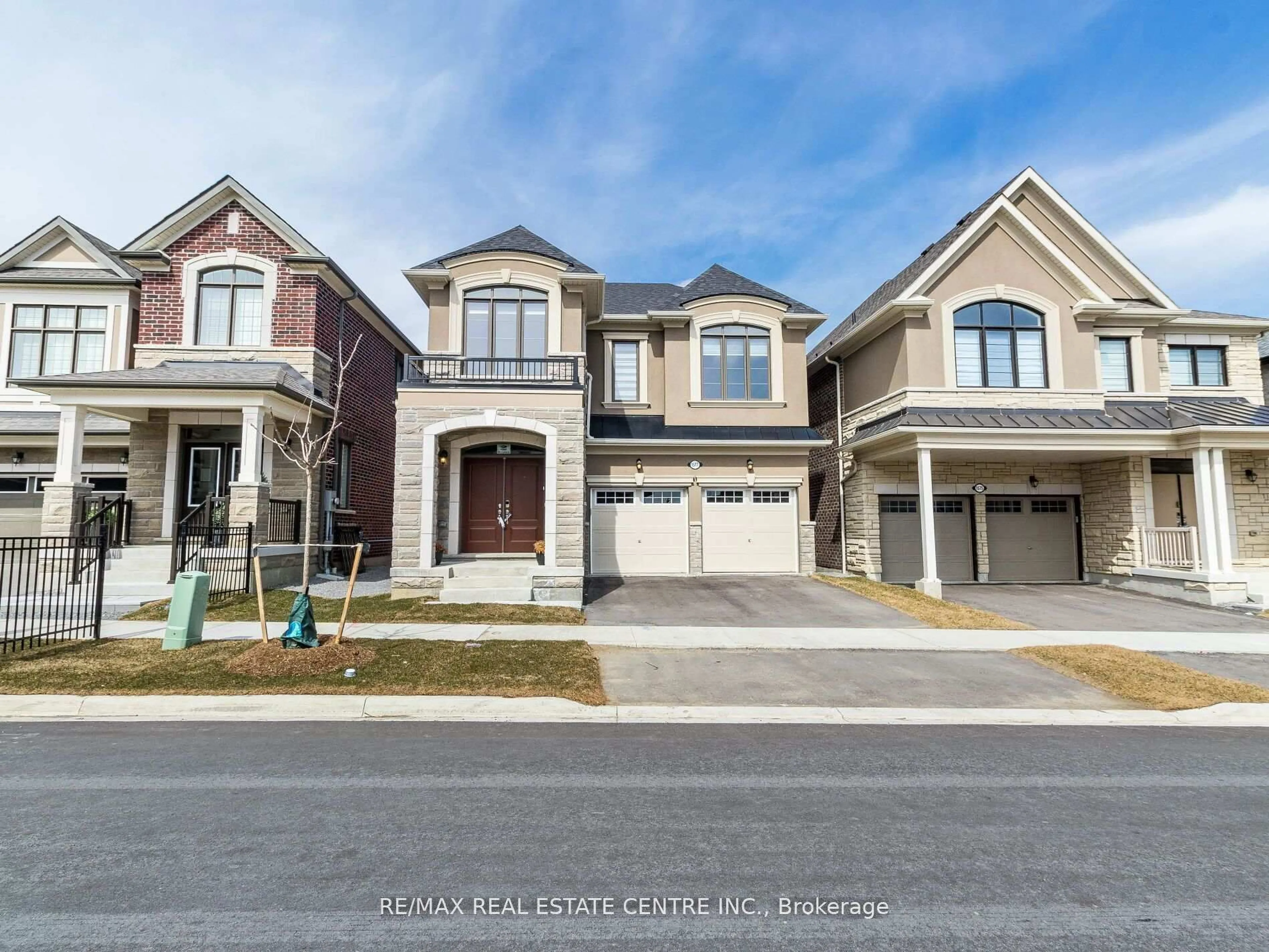 Home with brick exterior material, street for 1577 Scarlett Tr, Pickering Ontario L0H 1J0