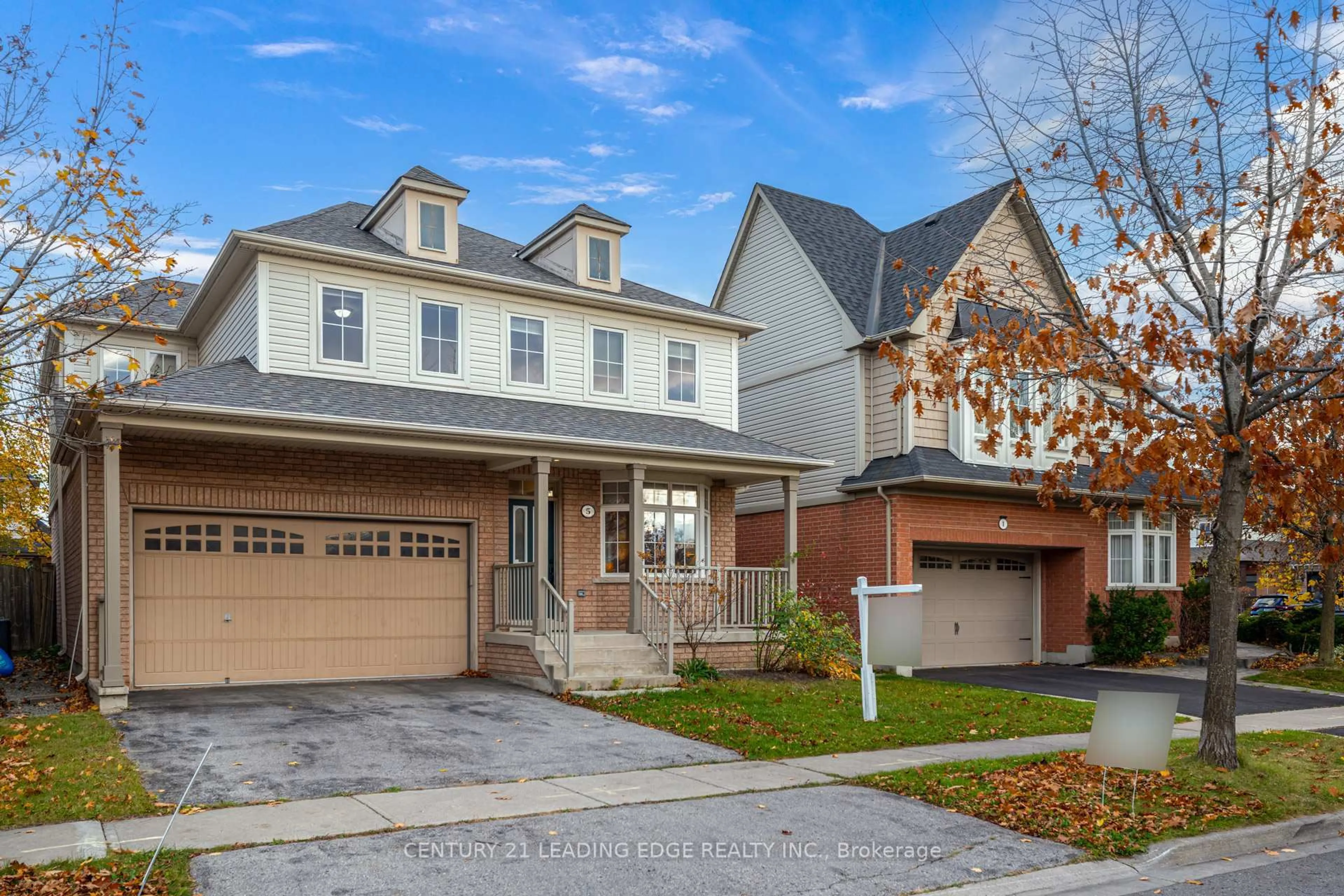 Home with brick exterior material, street for 5 Woodbine Pl, Oshawa Ontario L1L 1C6