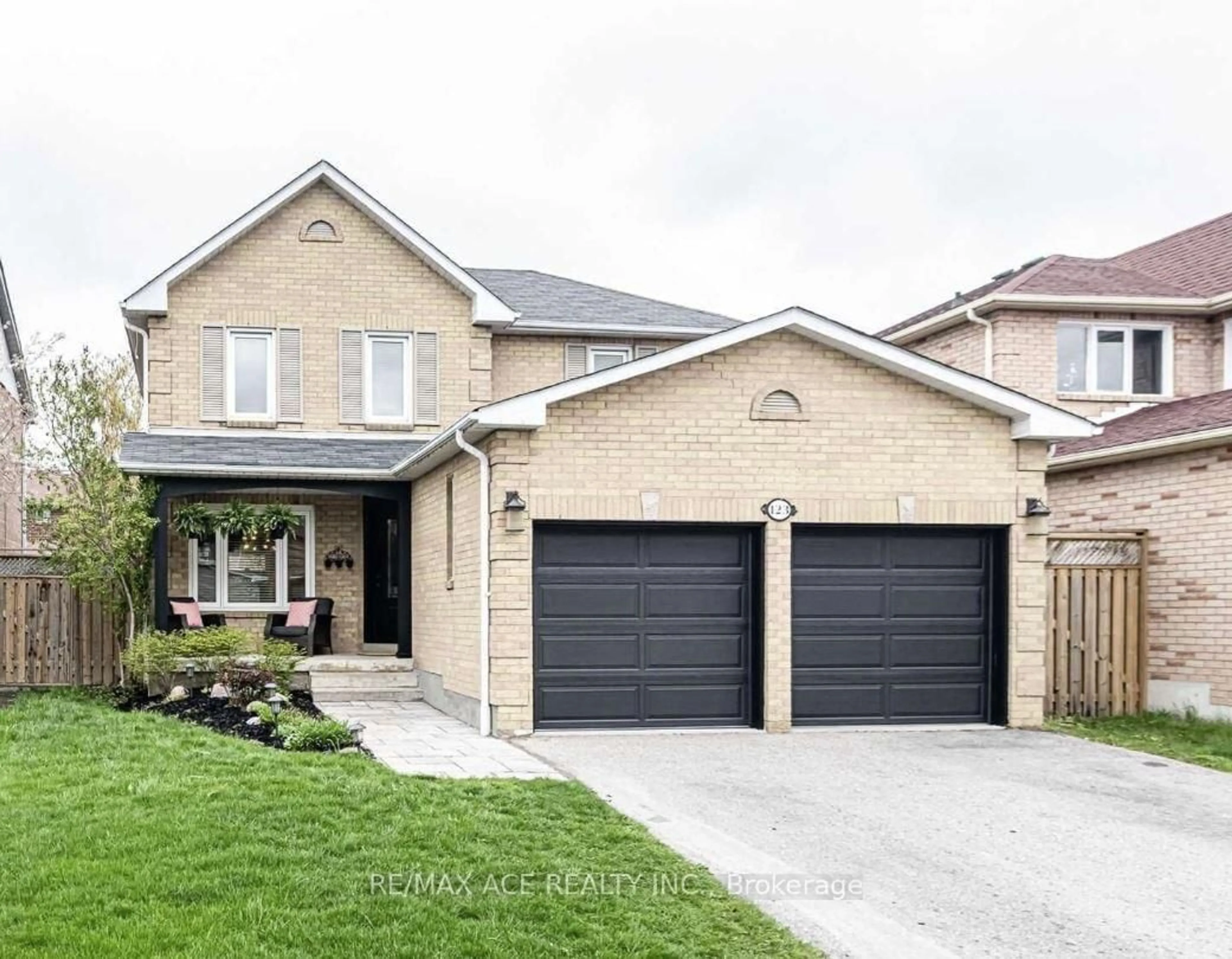 Home with brick exterior material, street for 123 Sullivan Dr, Ajax Ontario L1T 3P4