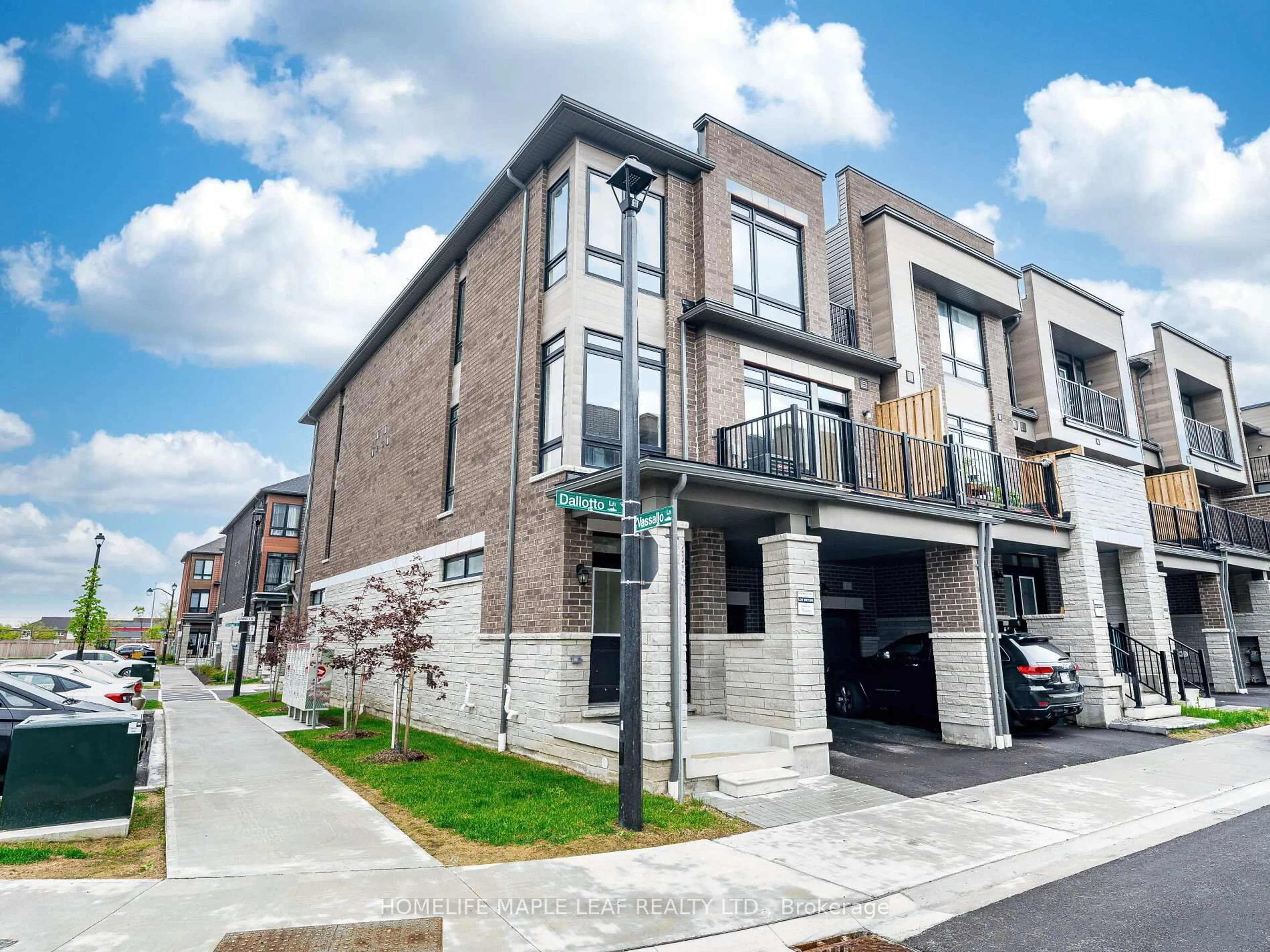 Home with brick exterior material, street for 11 Dallotto Lane, Ajax Ontario L1S 0G9