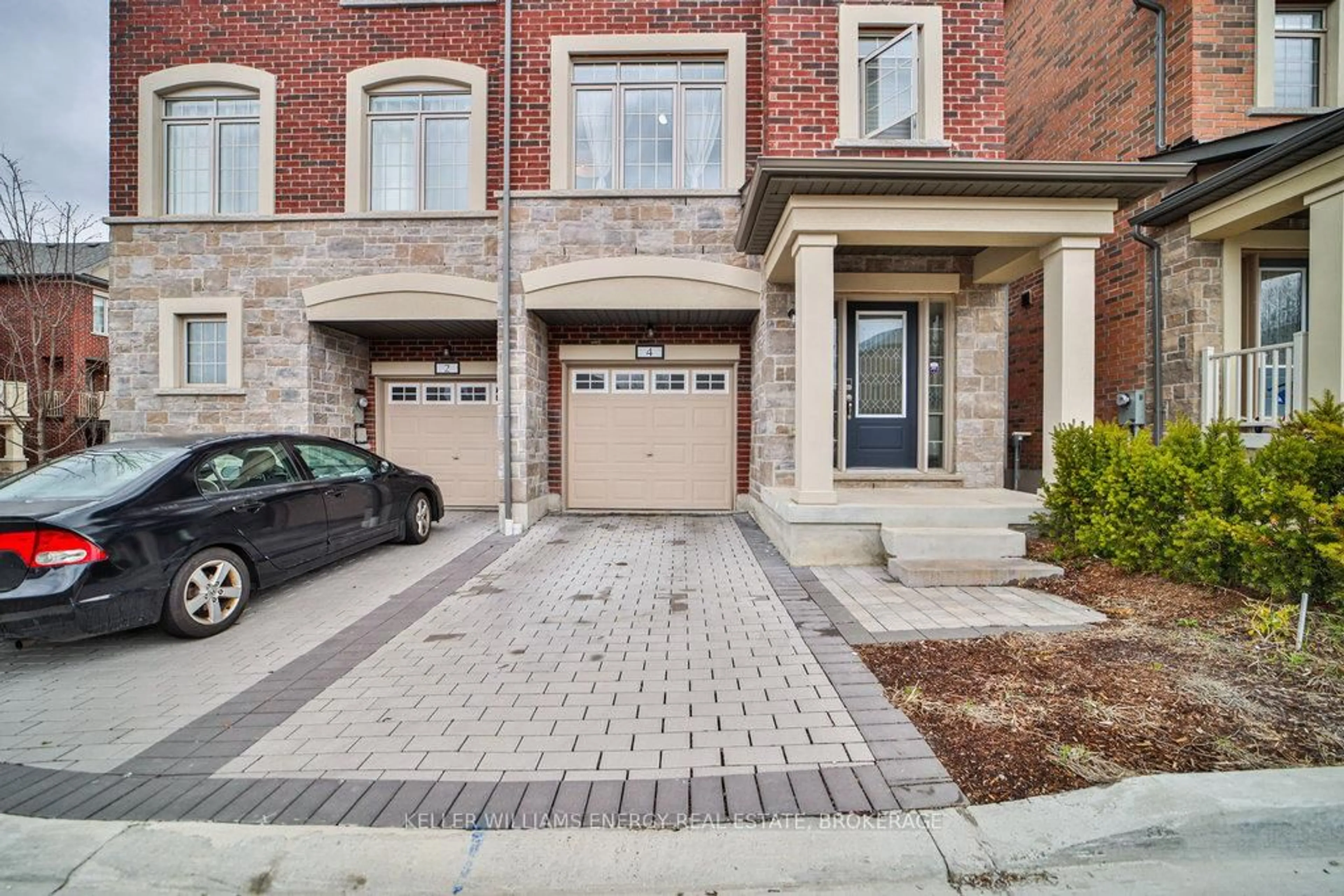 Home with brick exterior material, street for 4 Healthcote Lane, Ajax Ontario L1Z 0V2