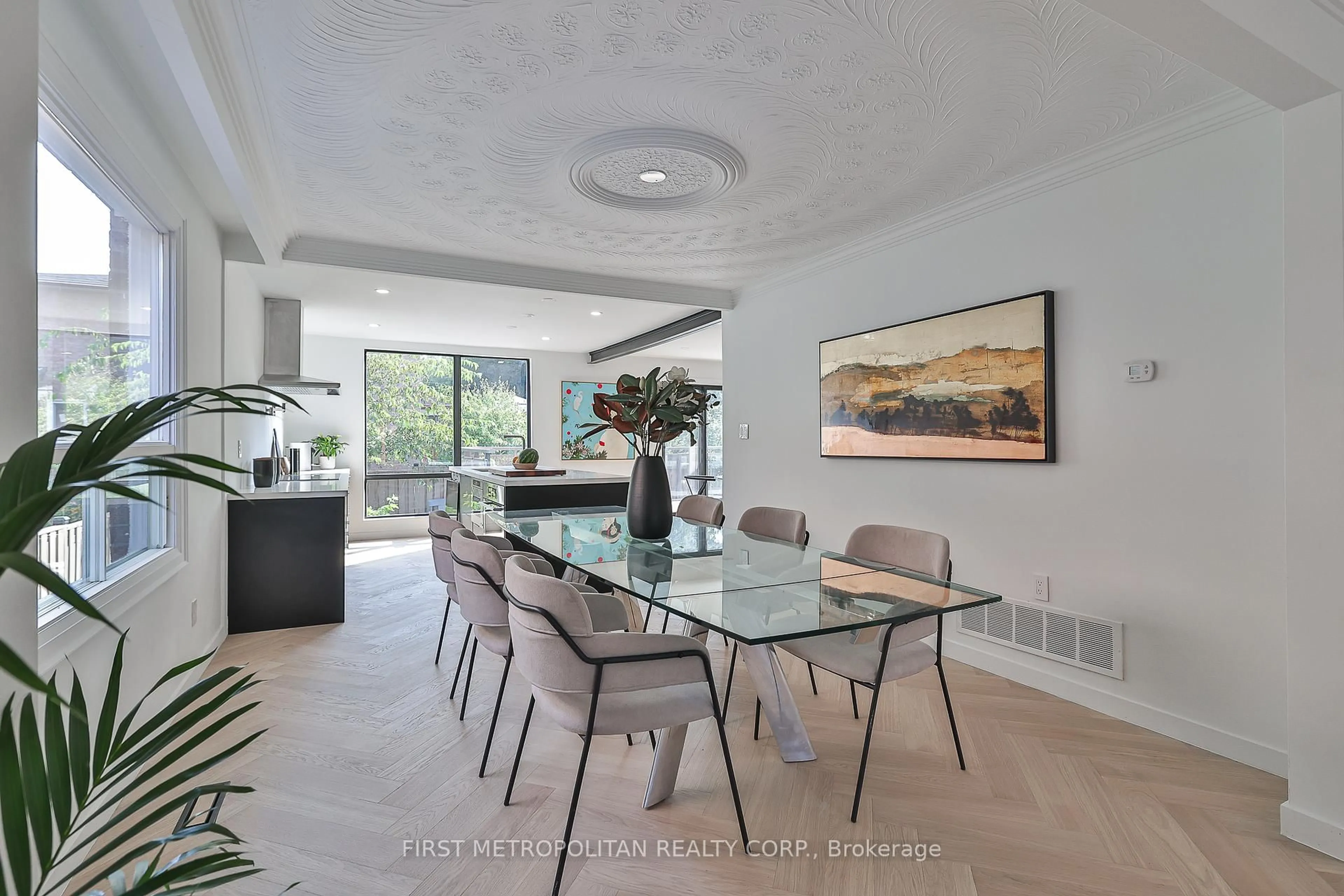Dining room, ceramic/tile floor for 395 Morrish Rd, Toronto Ontario M1C 1E9