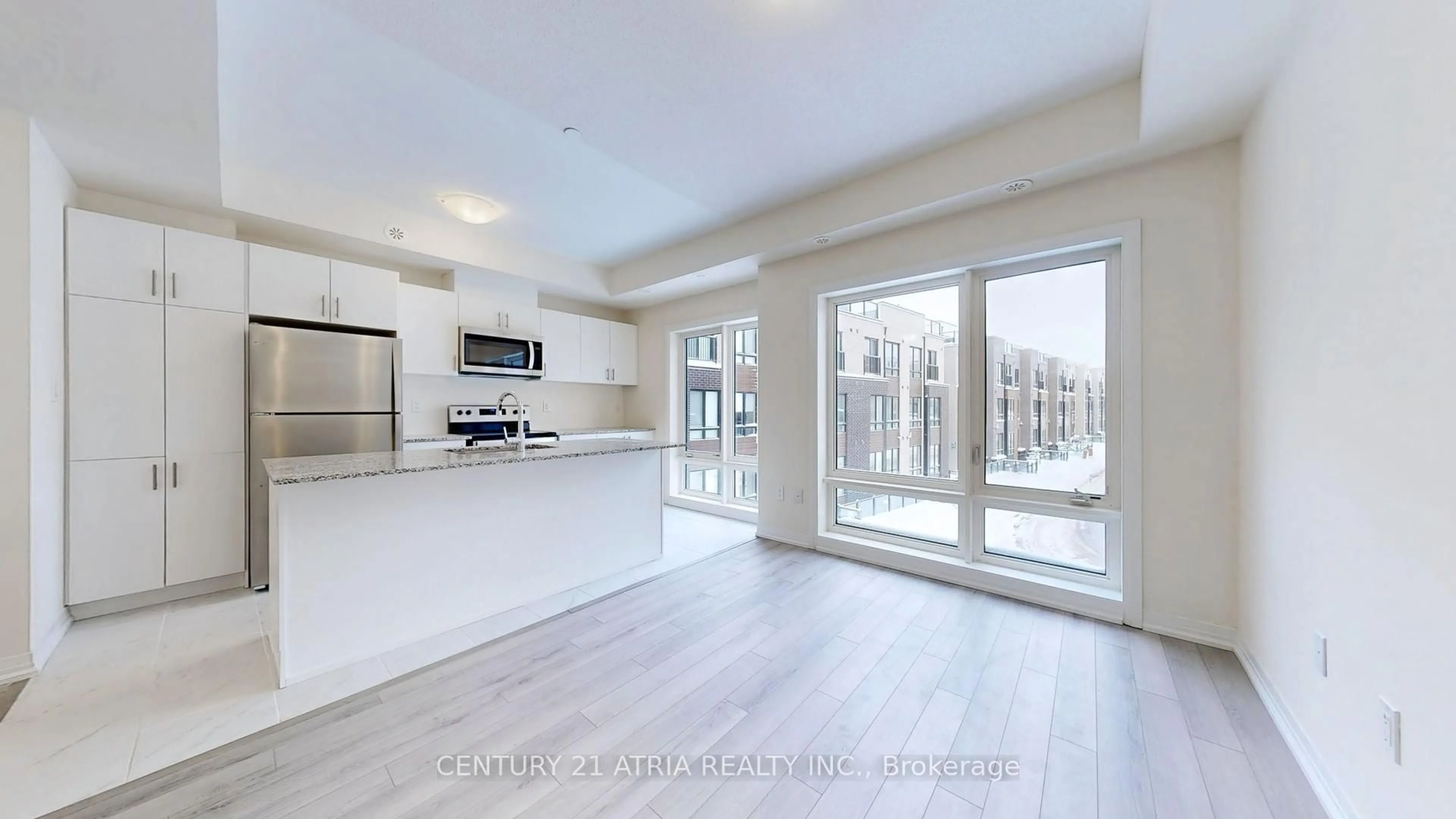 Open concept kitchen, unknown for 165 Tapscott Rd #32, Toronto Ontario M1B 0E8
