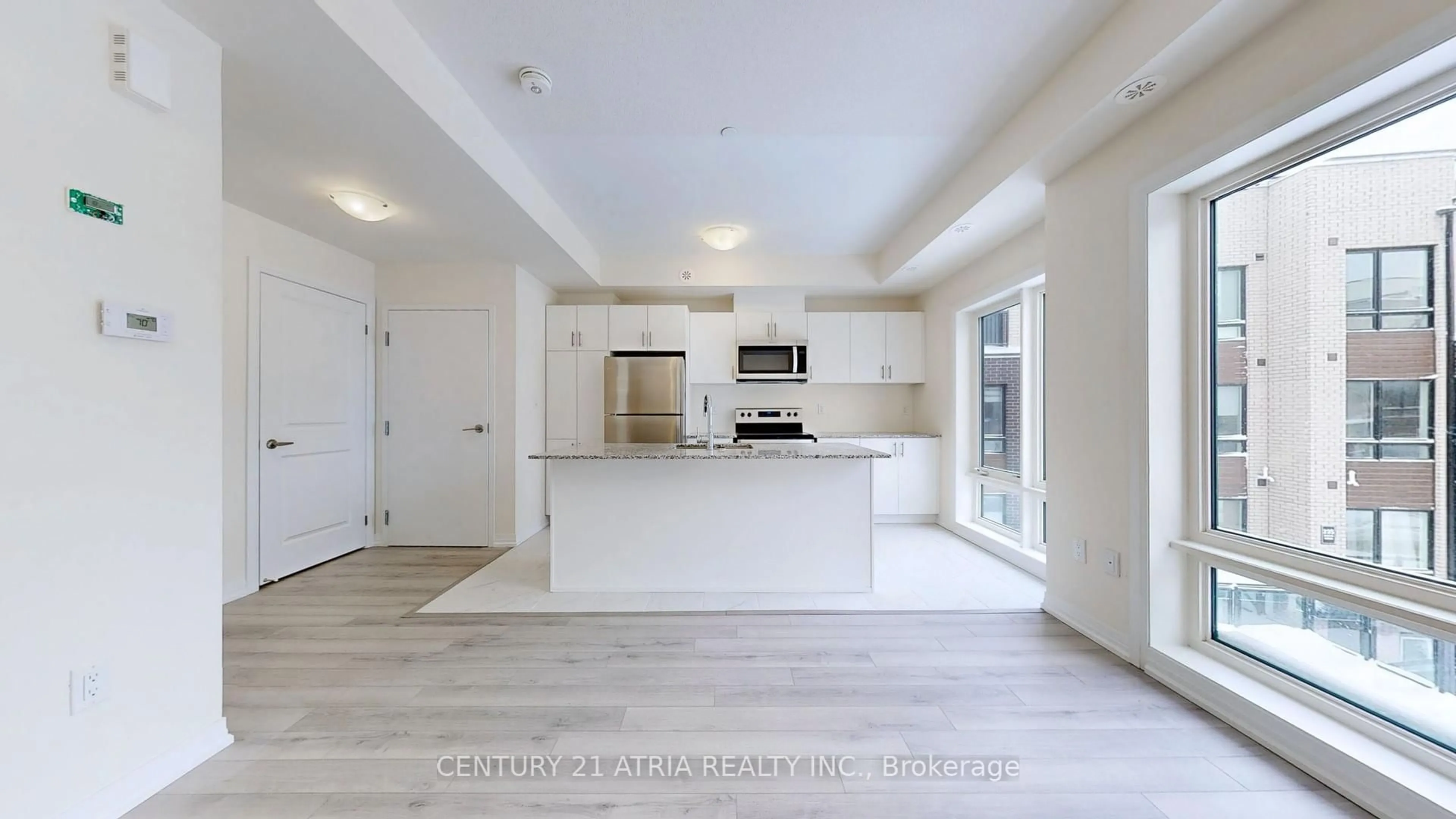 Open concept kitchen, unknown for 165 Tapscott Rd #32, Toronto Ontario M1B 0E8