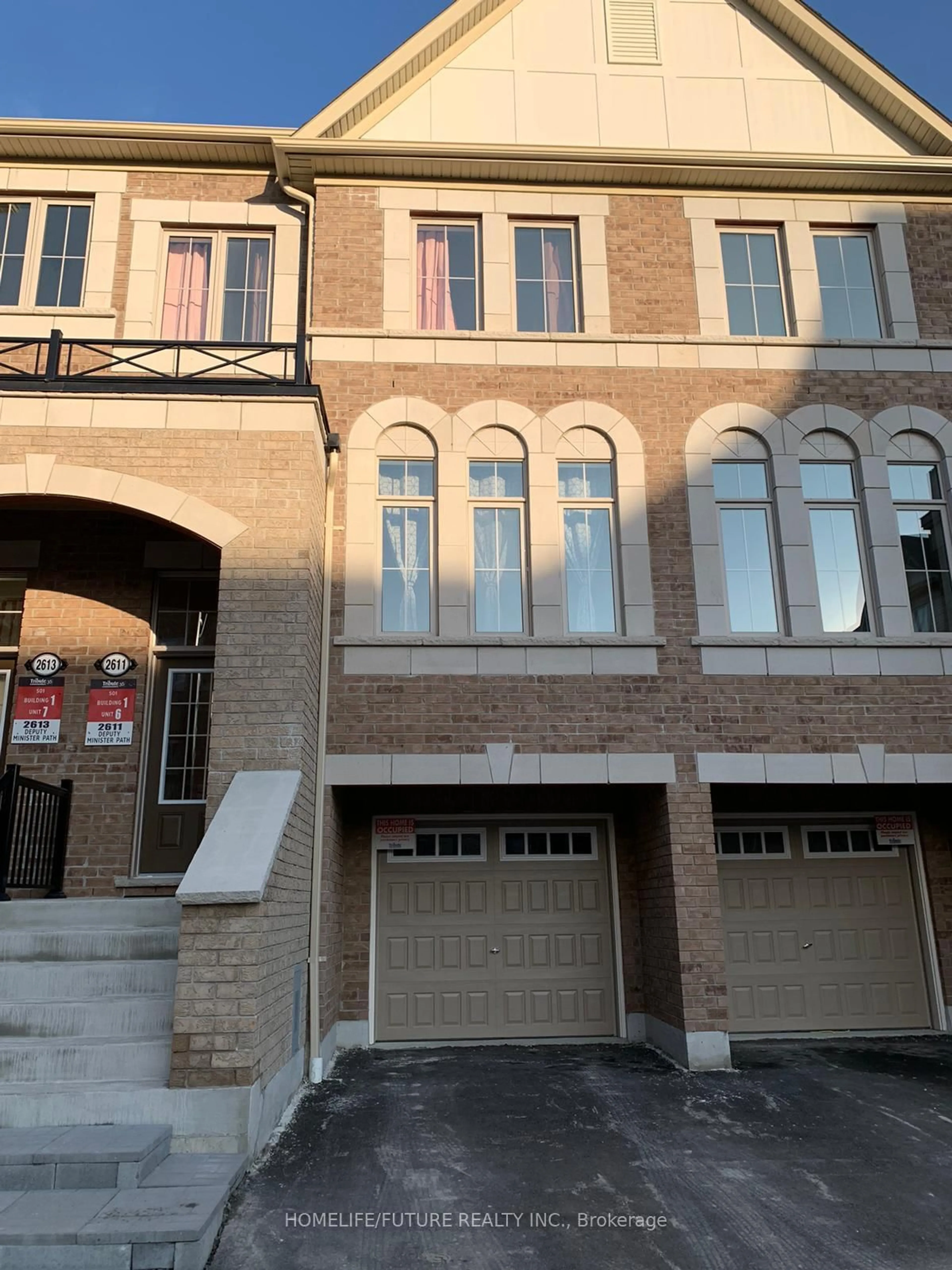 Home with brick exterior material, street for 2611 Deputy Minister Path, Oshawa Ontario L1L 0M7