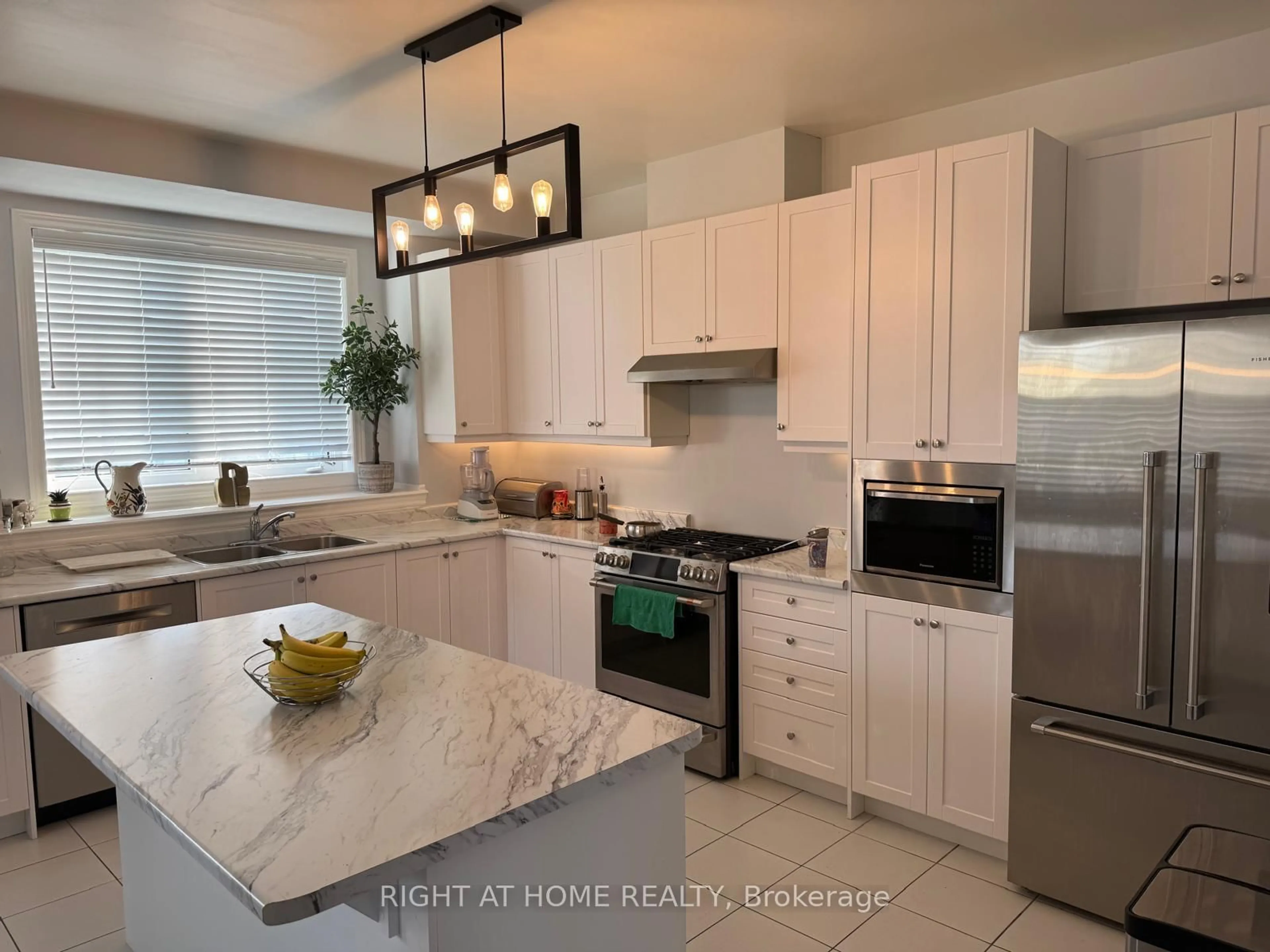 Contemporary kitchen, ceramic/tile floor for 184 Coronation Rd, Whitby Ontario L1P 0H5