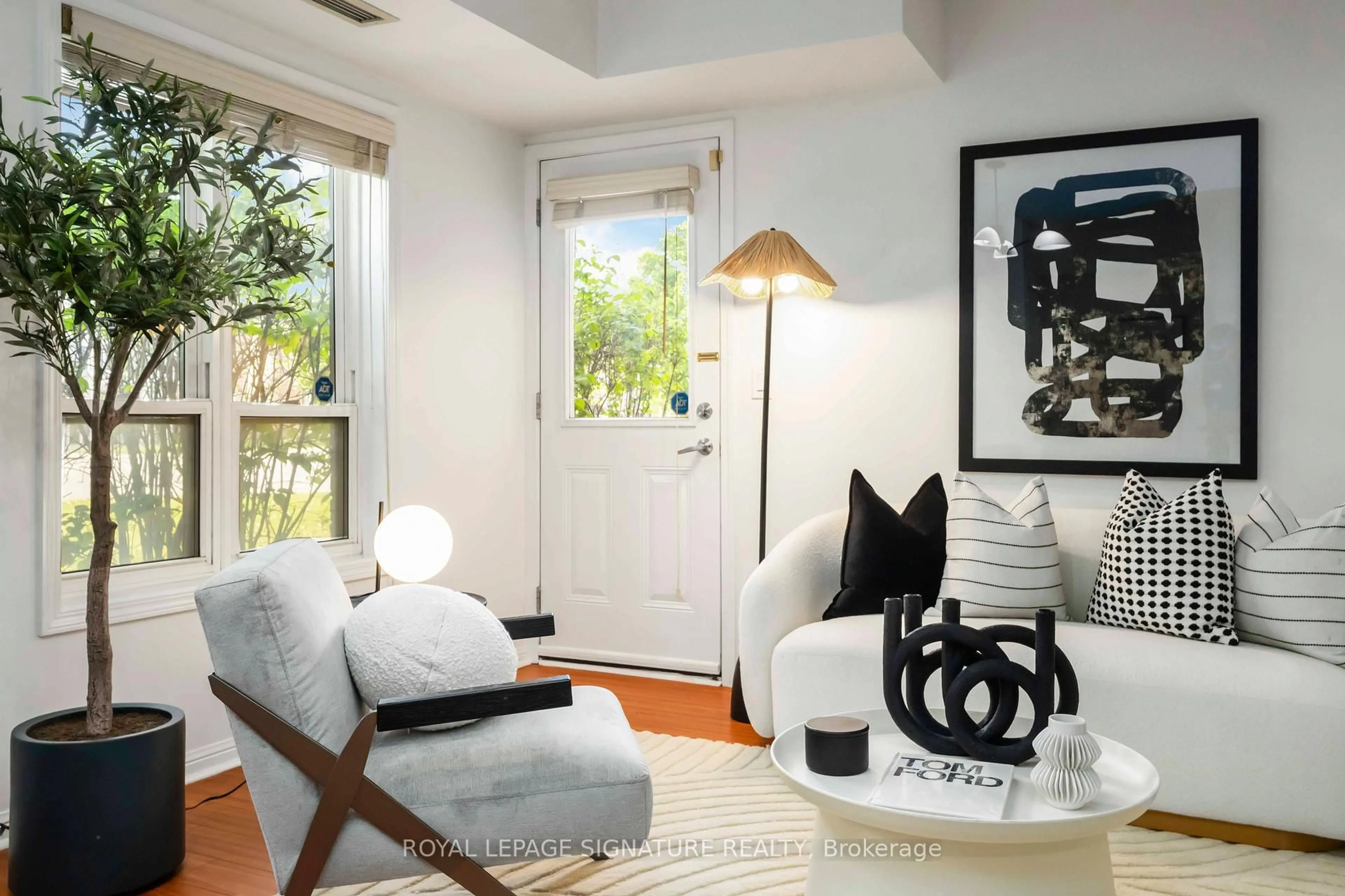 Living room with furniture, unknown for 60 Mendelssohn St #121, Toronto Ontario M1L 0G9