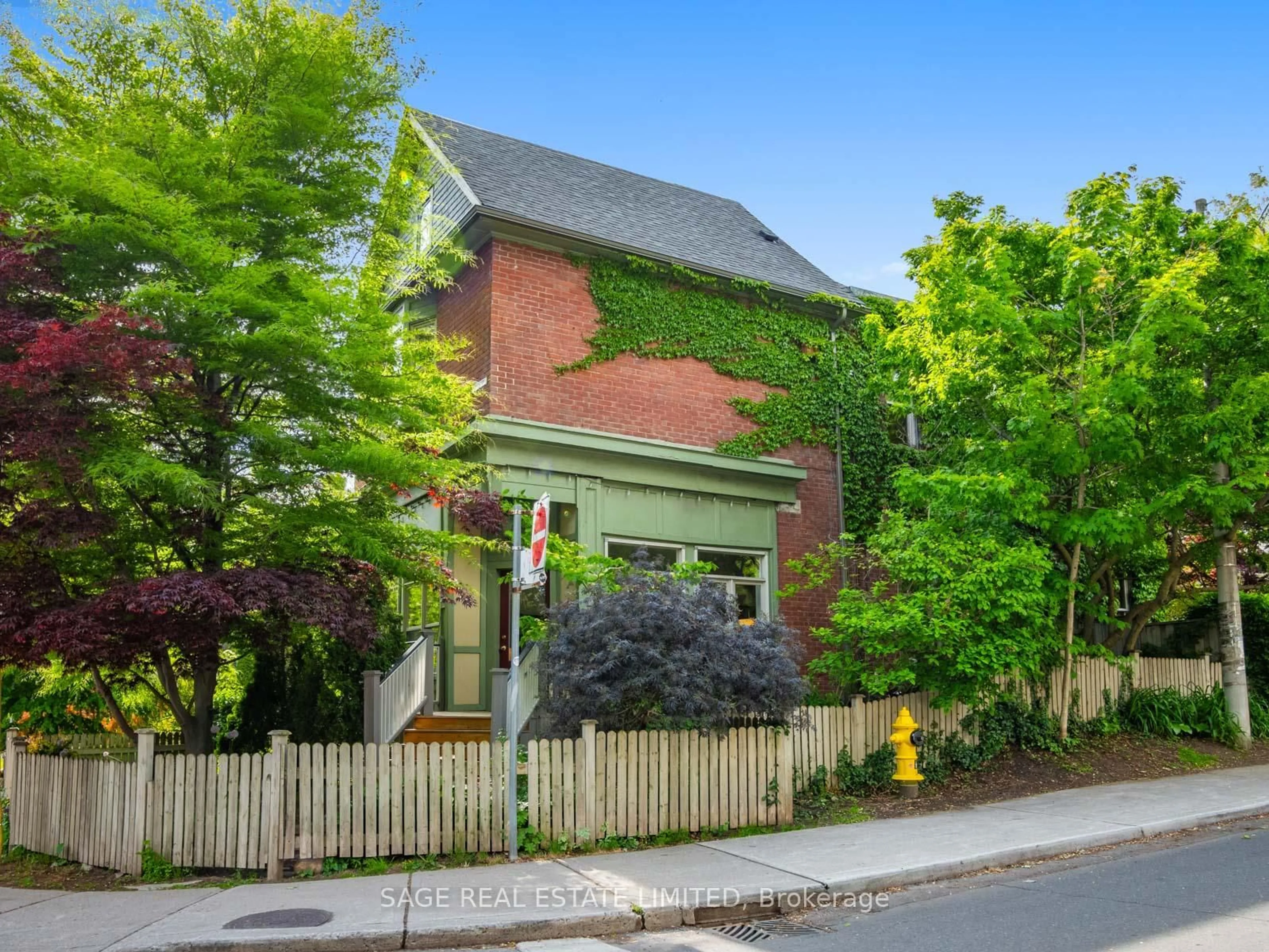 Home with brick exterior material, street for 230 Withrow Ave, Toronto Ontario M4K 1E1