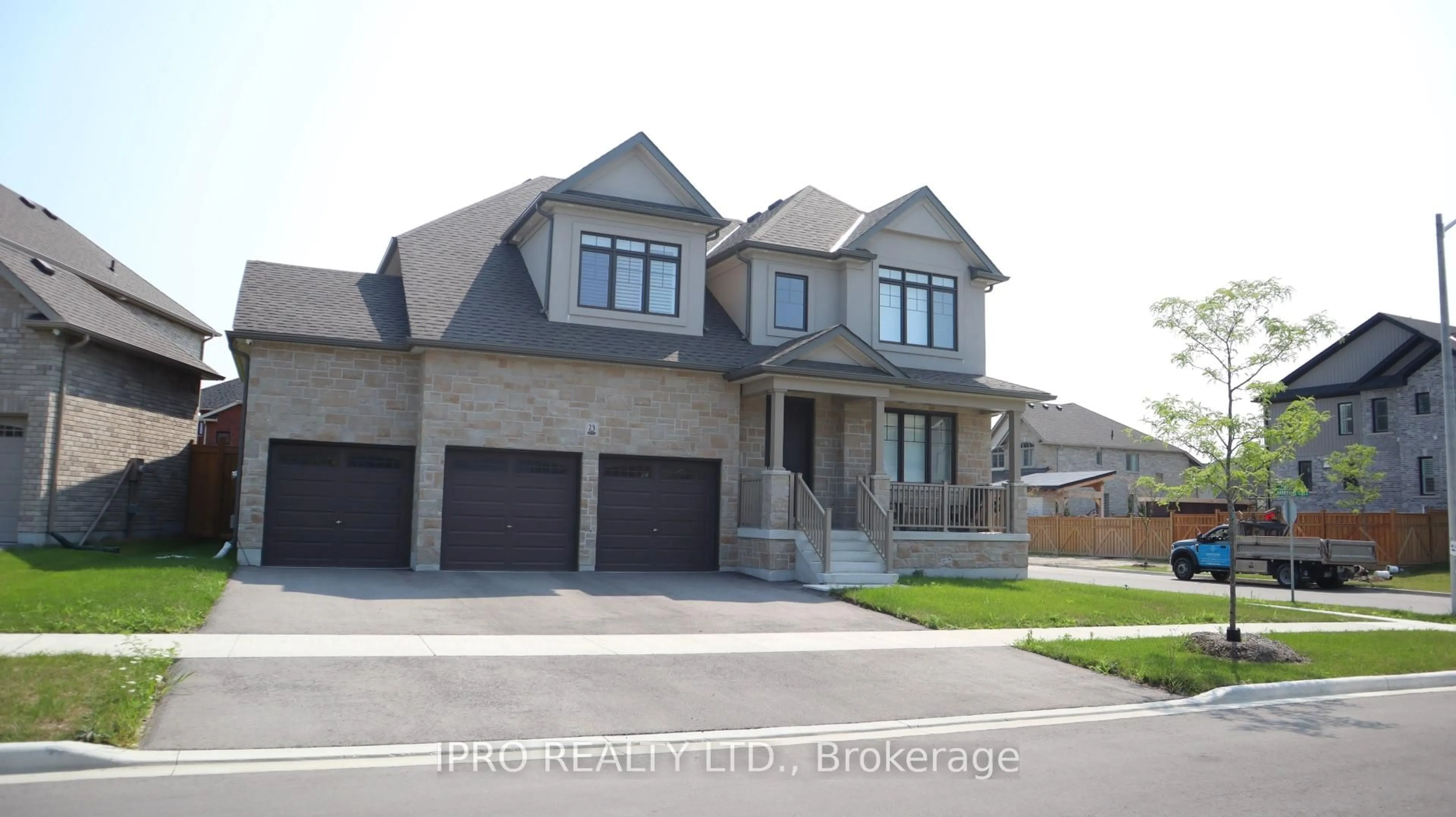 Home with brick exterior material, street for 23 Higham Pl, Clarington Ontario L1C 7G5