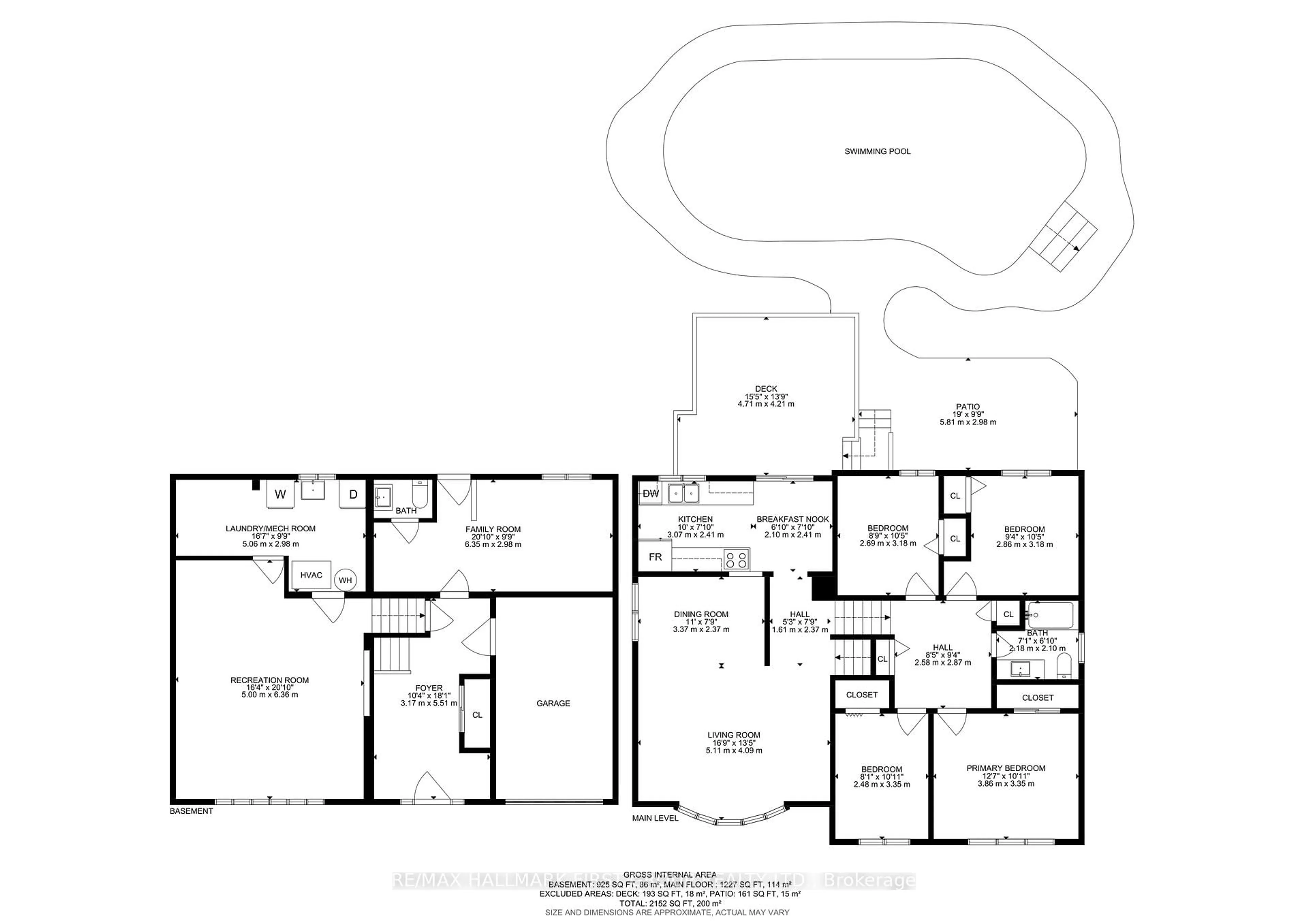 Floor plan for 25 Cowling Cres, Ajax Ontario L1S 2Z6