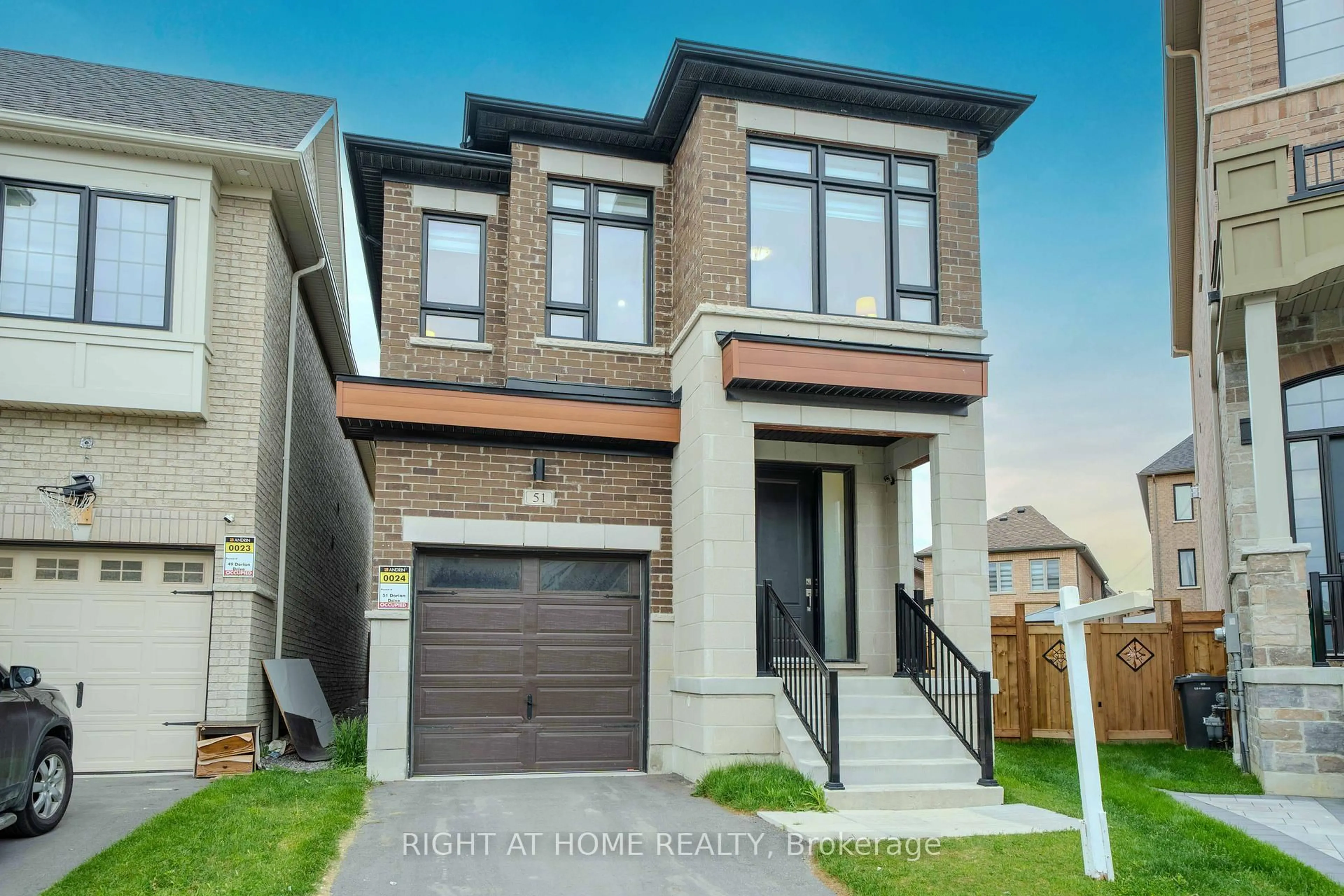 Home with brick exterior material, street for 51 Dorian Dr, Whitby Ontario L1P 0L6