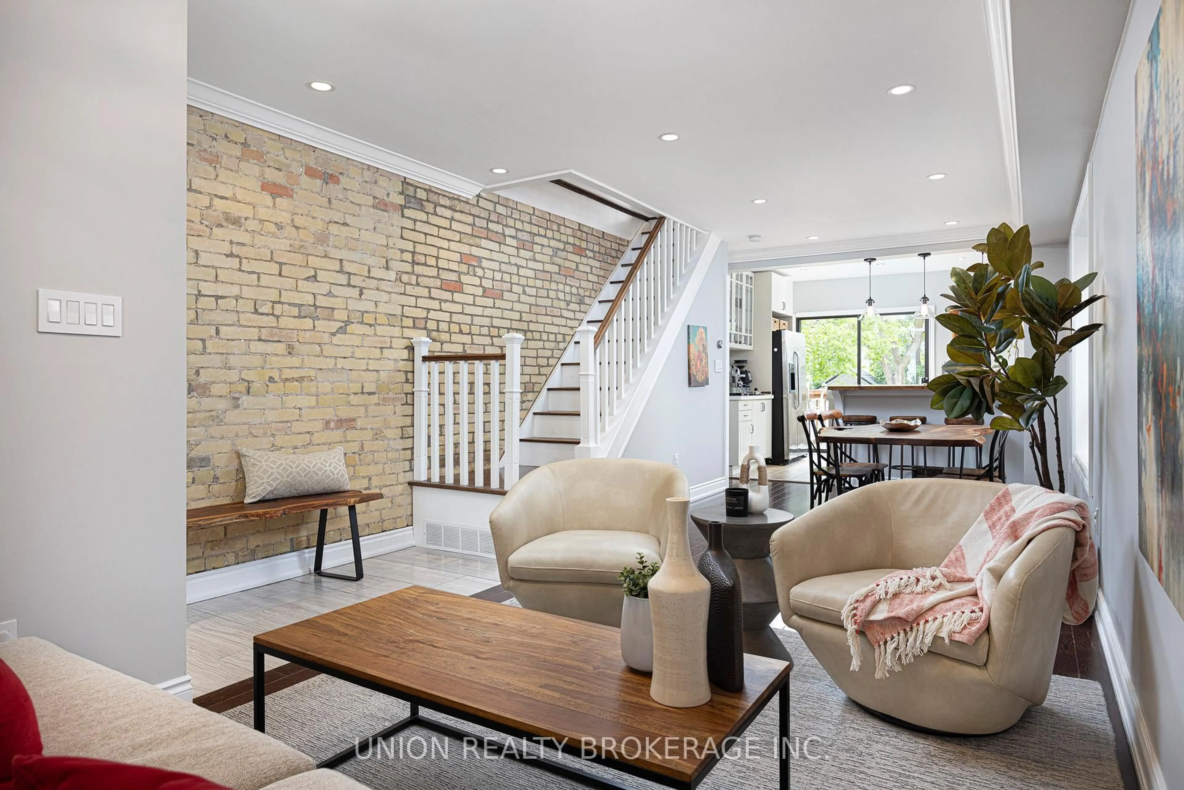 Living room with furniture, unknown for 141 Bastedo Ave, Toronto Ontario M4C 3N2