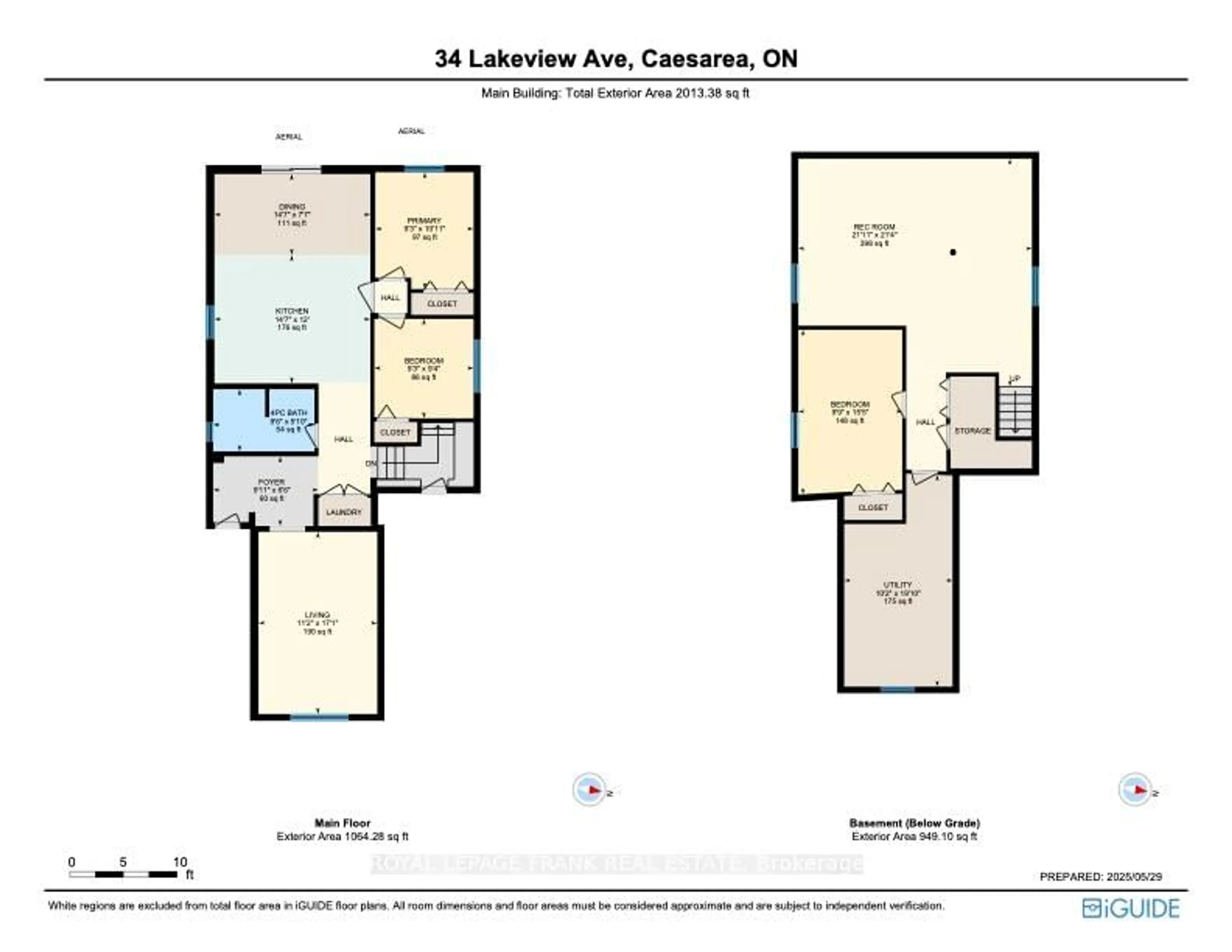 Floor plan for 34 Lakeview Ave, Scugog Ontario L0B 1E0