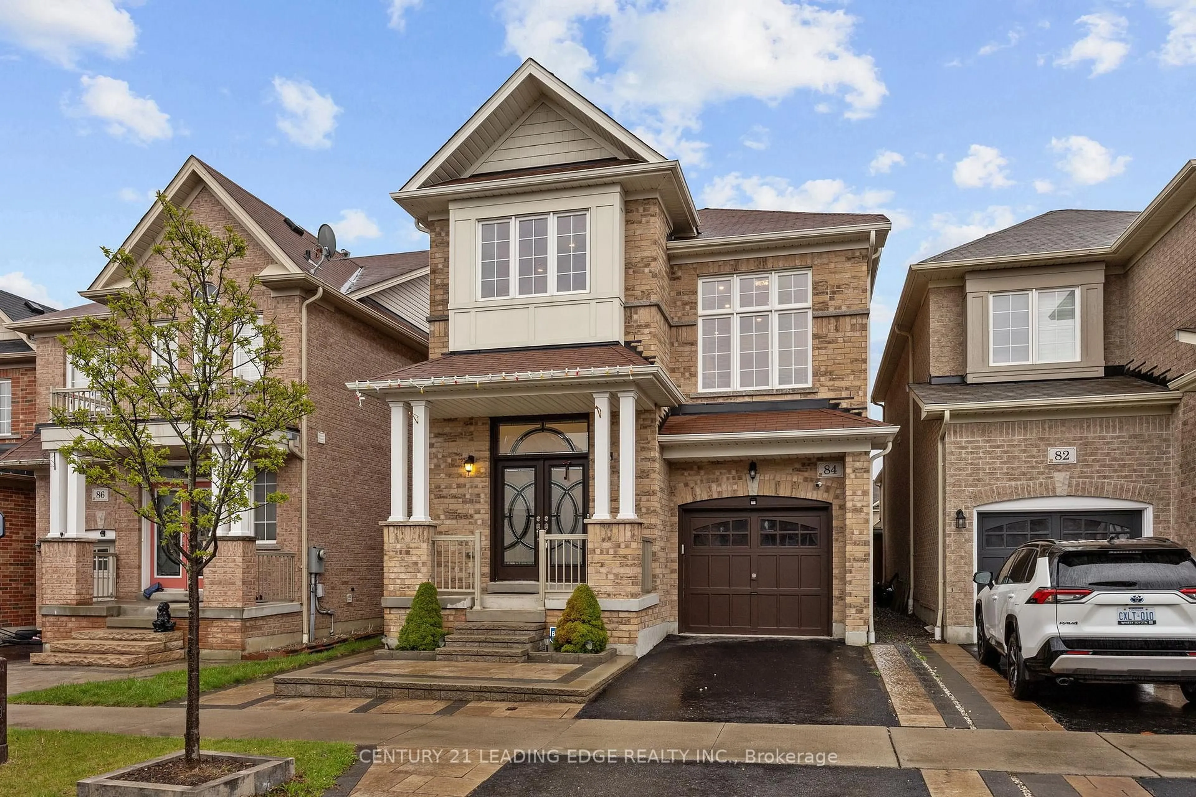 Home with brick exterior material, street for 84 Garrardview St, Ajax Ontario L1Z 0R2