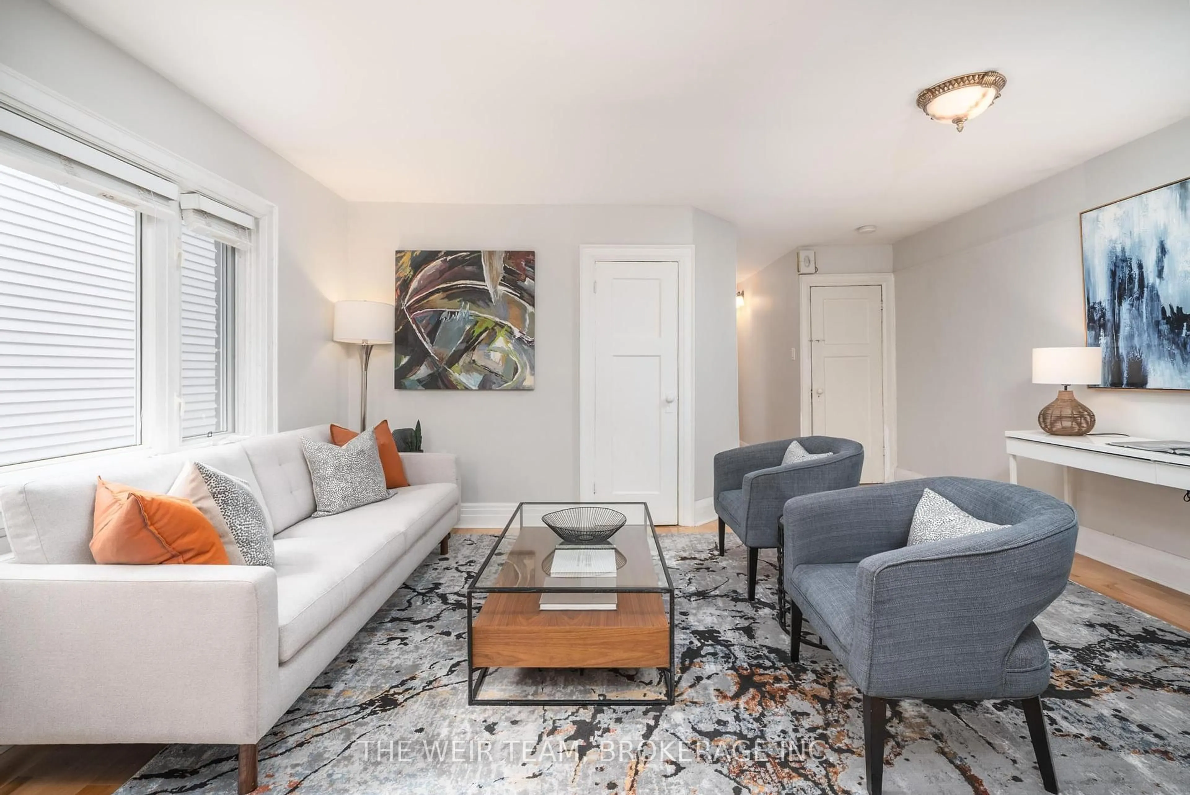 Living room with furniture, unknown for 39 Ashland Ave, Toronto Ontario M4L 1J9