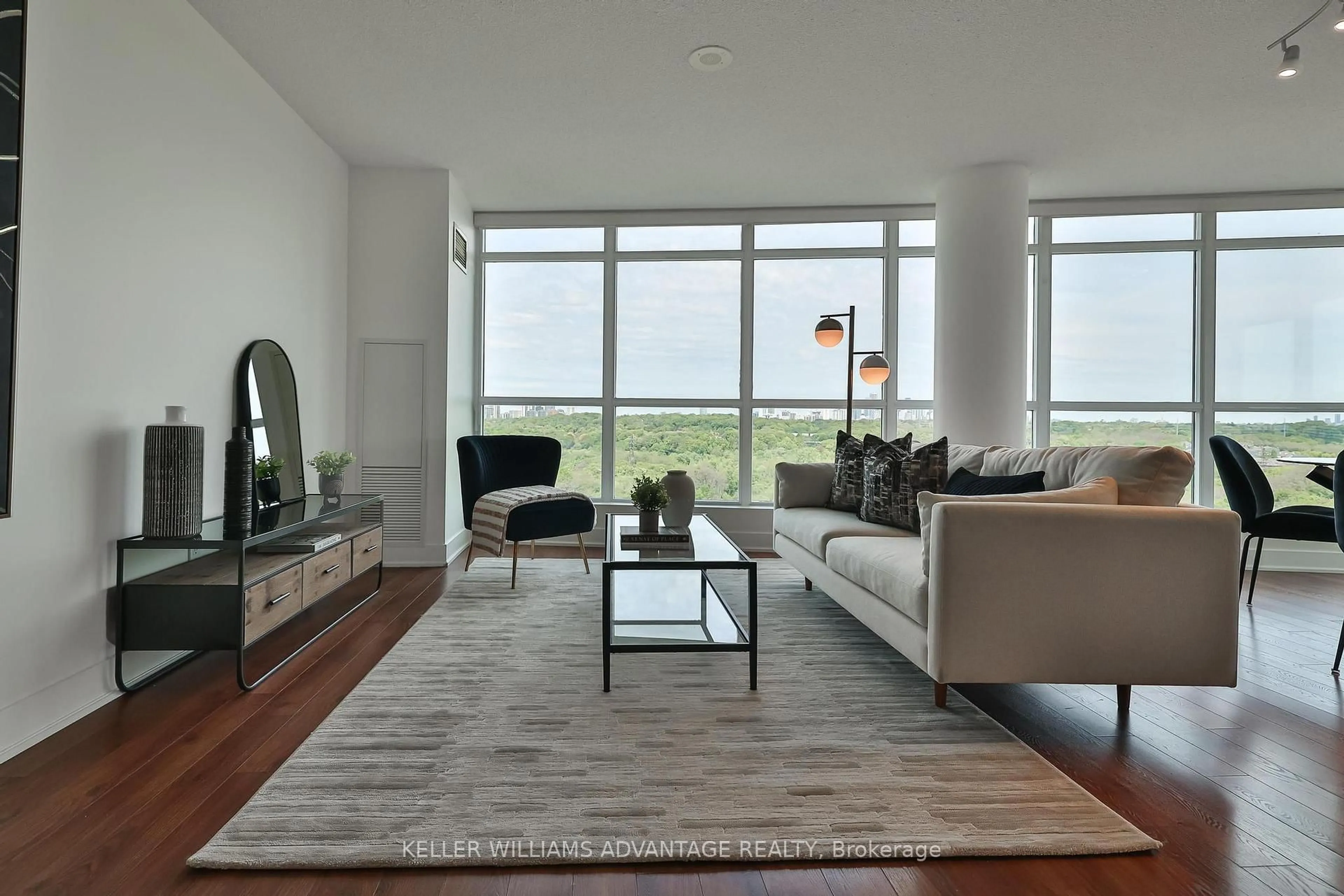 Living room with furniture, unknown for 1048 Broadview Ave #1208, Toronto Ontario M4K 2B8