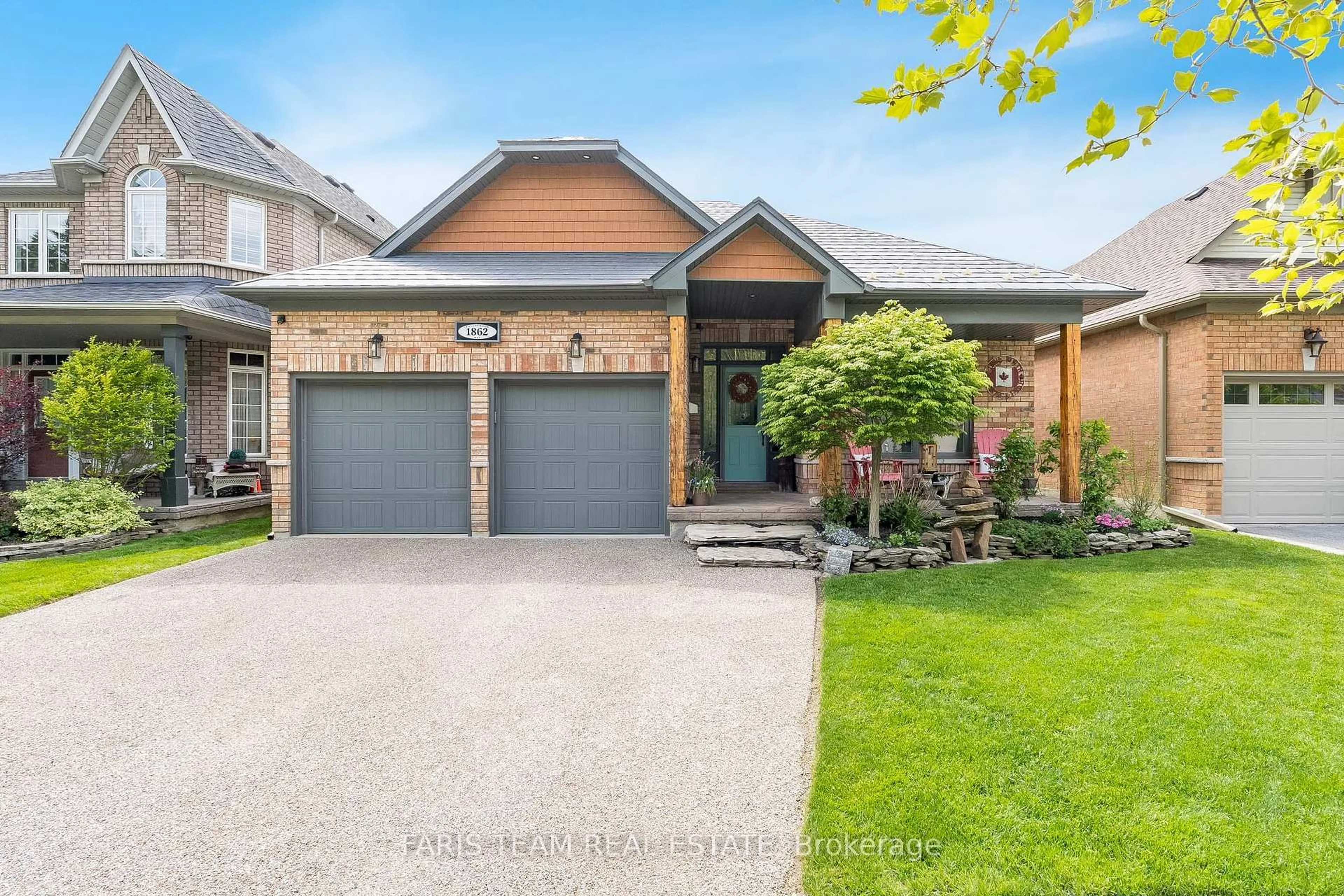 Home with brick exterior material, street for 1862 Falconwood Way, Pickering Ontario L1V 7C3