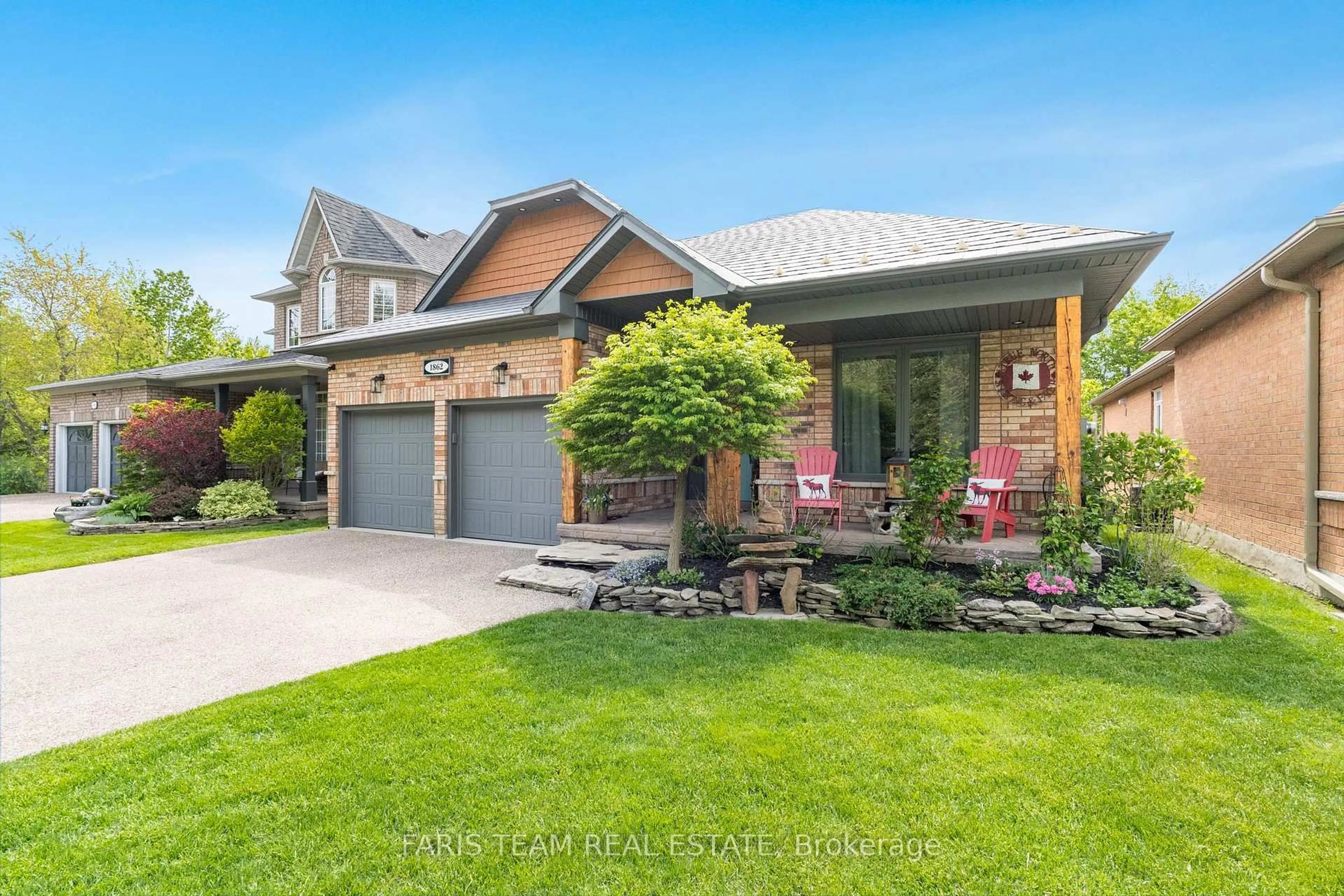 Home with brick exterior material, street for 1862 Falconwood Way, Pickering Ontario L1V 7C3