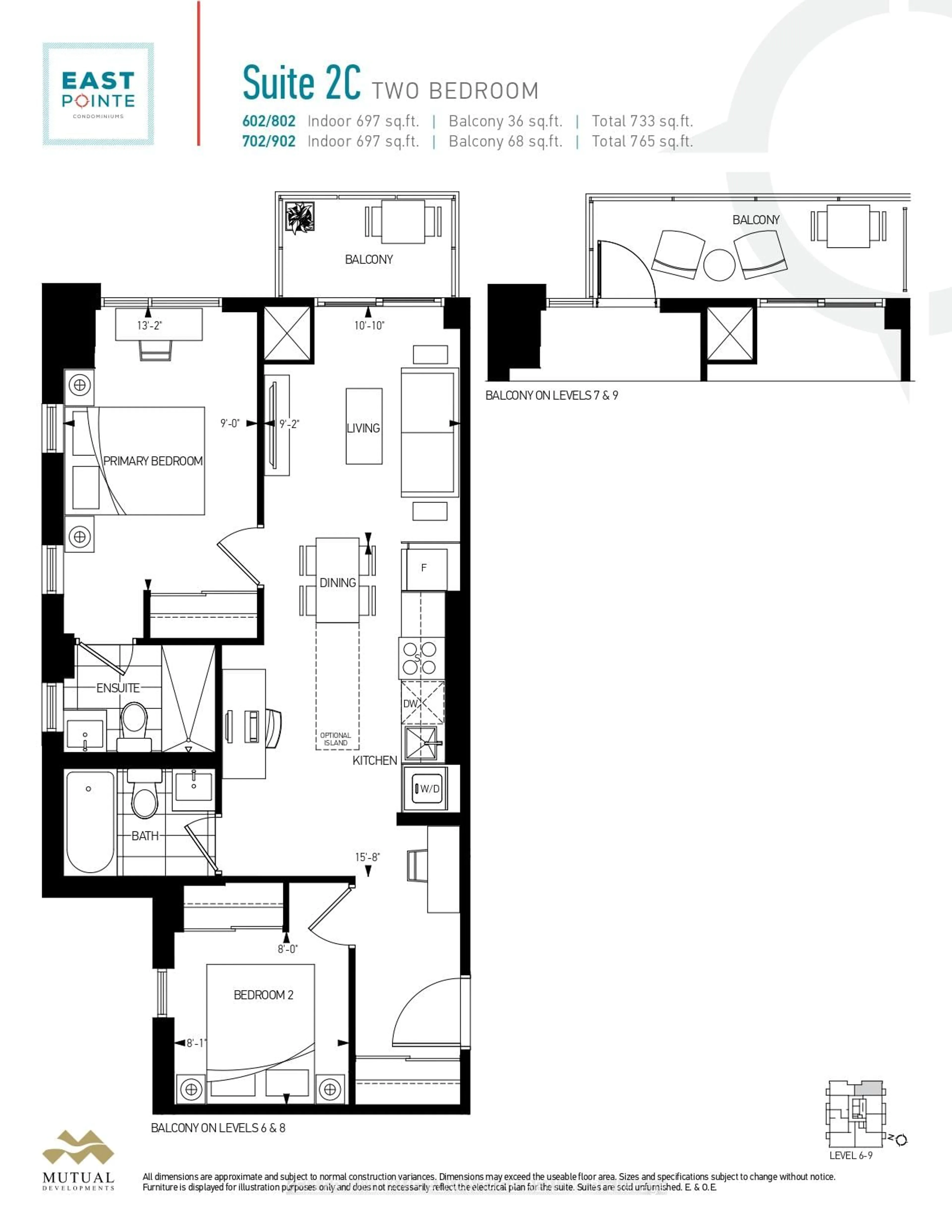 Floor plan for 4569 Kingston Rd #902, Toronto Ontario M1E 0C7