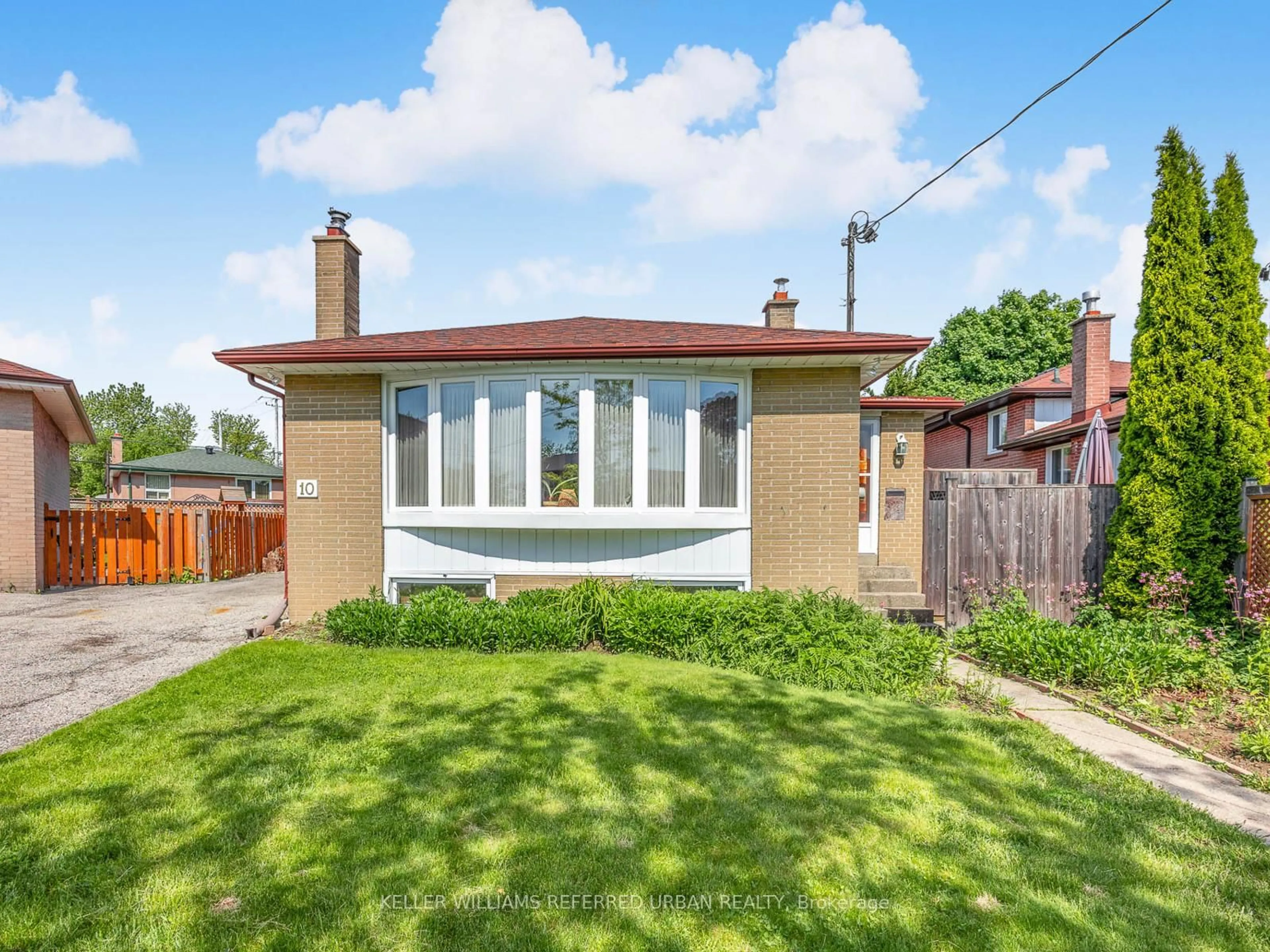 Home with brick exterior material, street for 10 Frolick Cres, Toronto Ontario M1G 3E7
