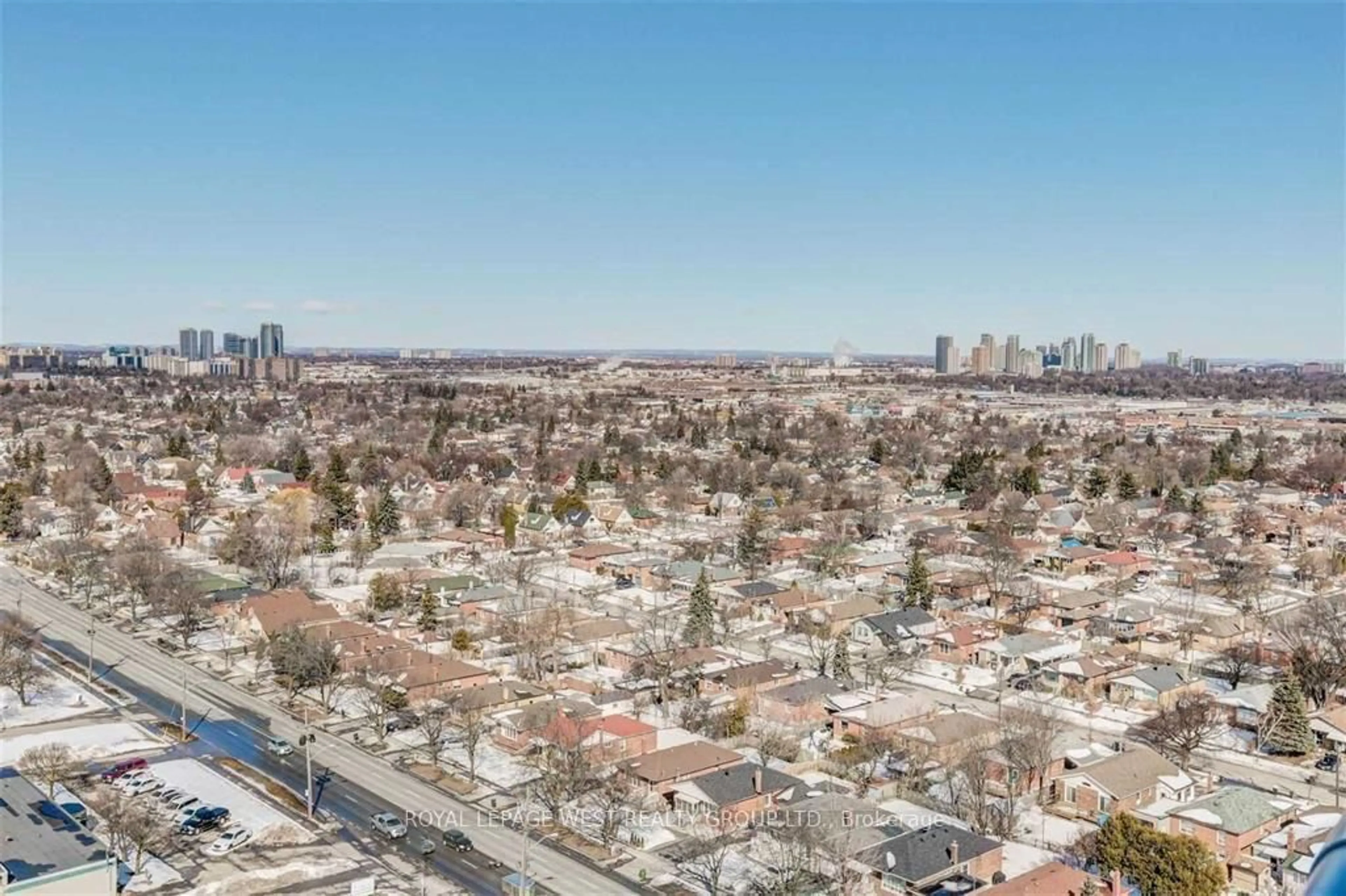 A pic from outside/outdoor area/front of a property/back of a property/a pic from drone, city buildings view from balcony for 1328 Birchmount Rd #2104, Toronto Ontario M1R 0B6