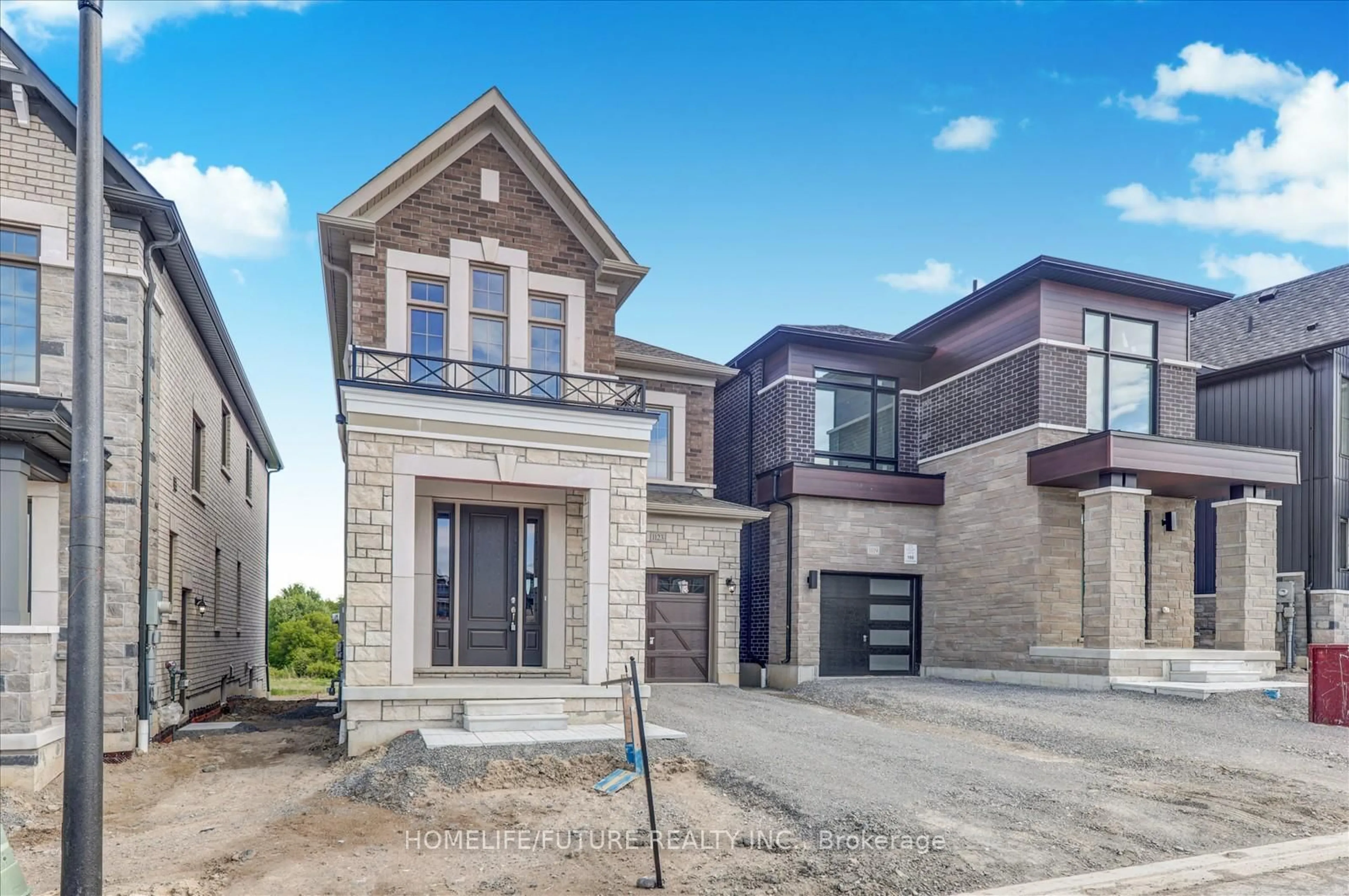 Home with brick exterior material, street for 1123 Zircon Manr, Pickering Ontario L1X 0P9