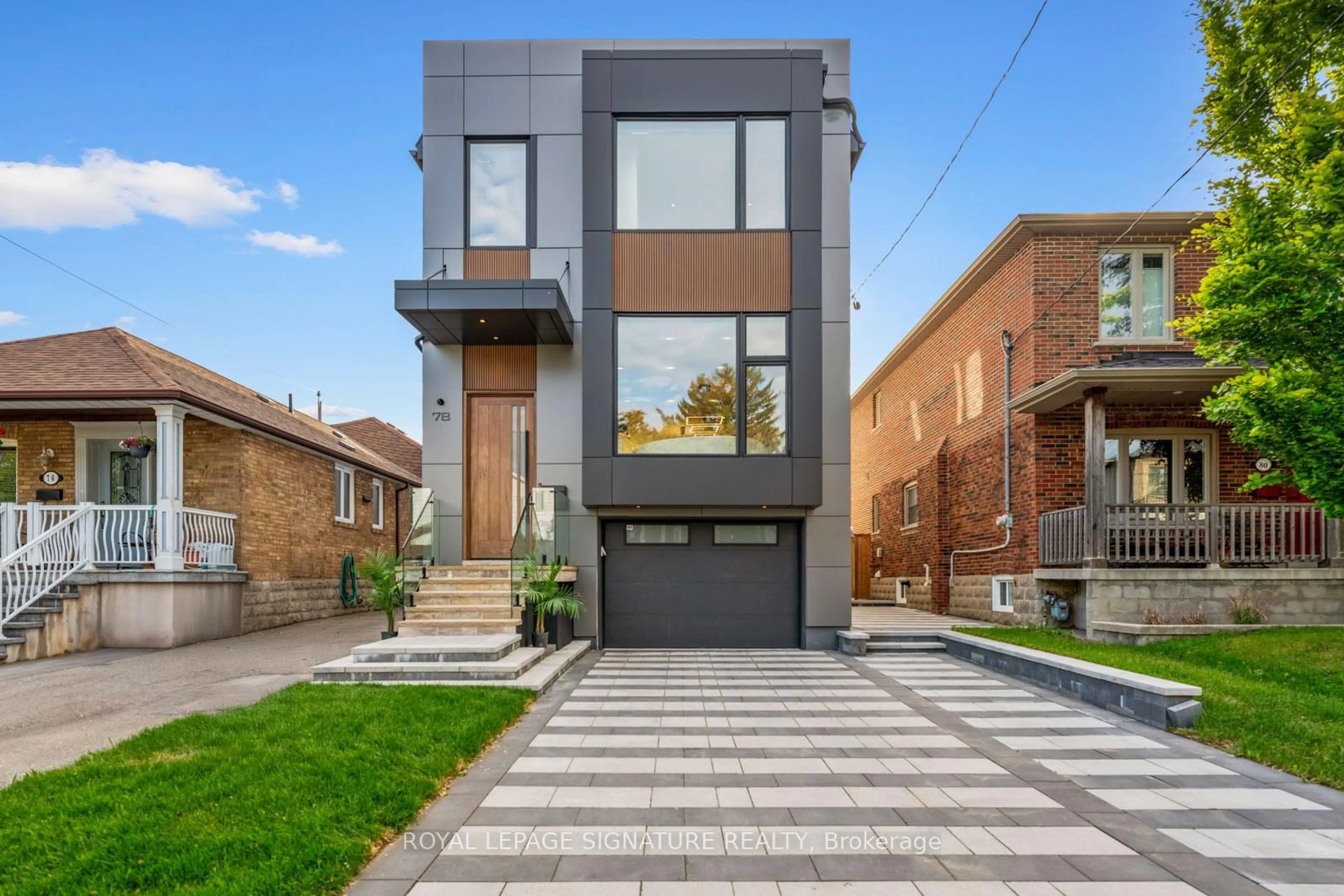 Home with brick exterior material, street for 78 St Hubert Ave, Toronto Ontario M4J 3Z5