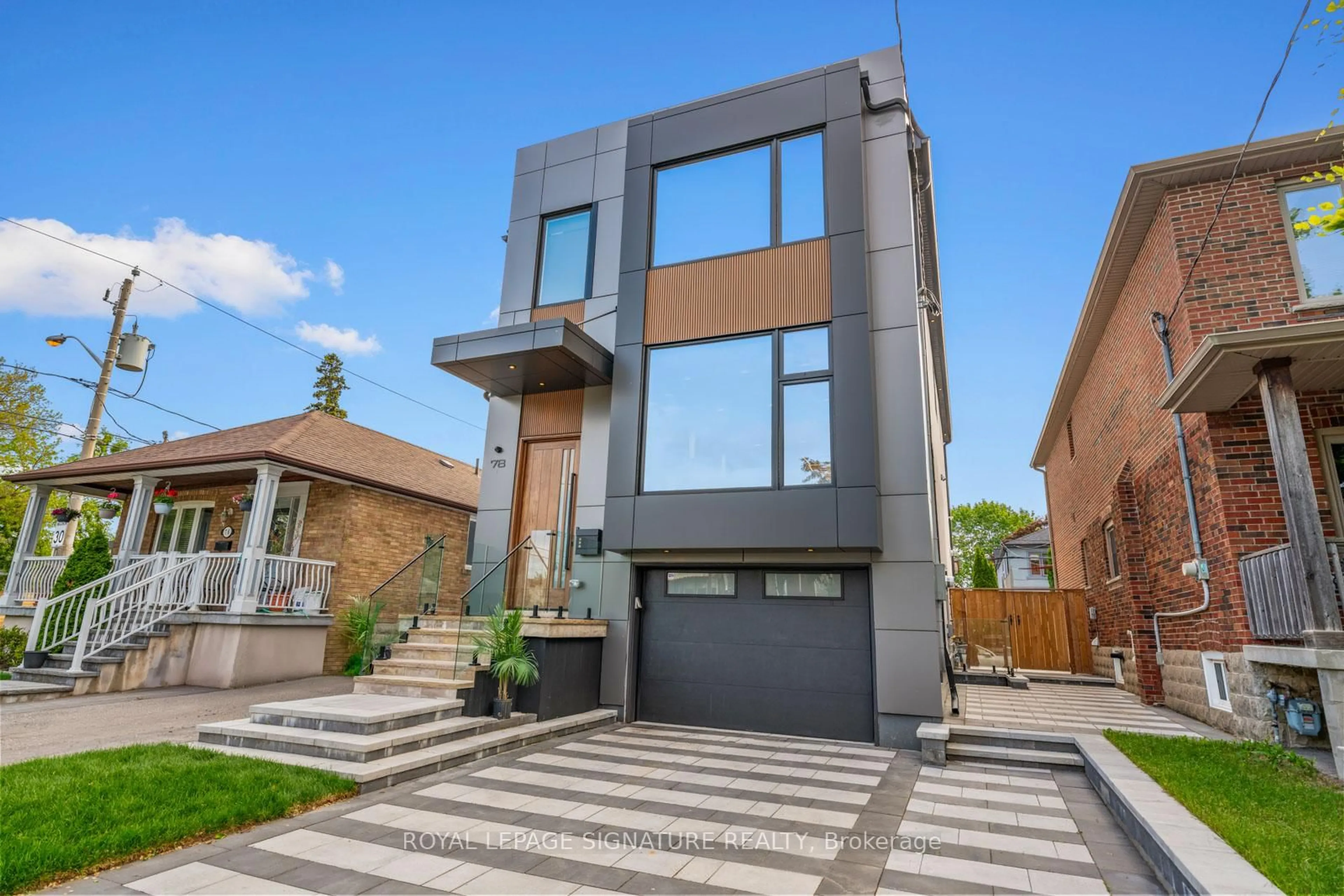 Home with brick exterior material, street for 78 St Hubert Ave, Toronto Ontario M4J 3Z5