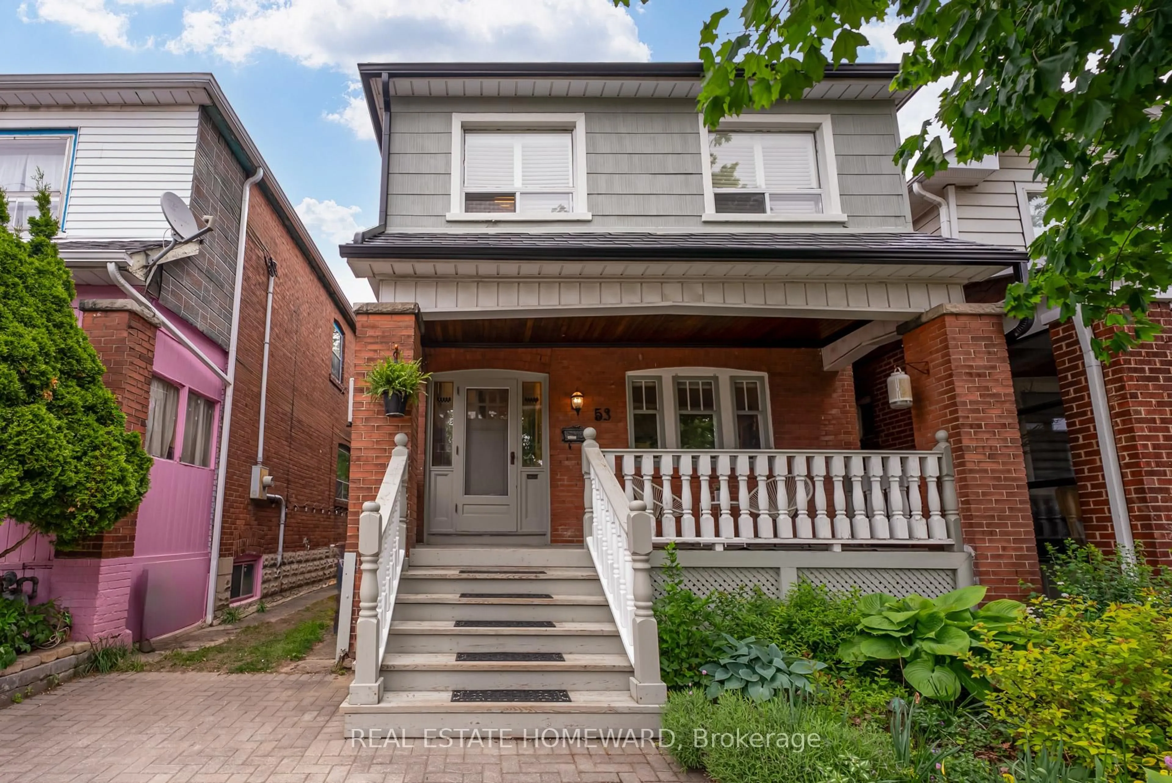 Home with brick exterior material, street for 53 Hopedale Ave, Toronto Ontario M4K 3M8