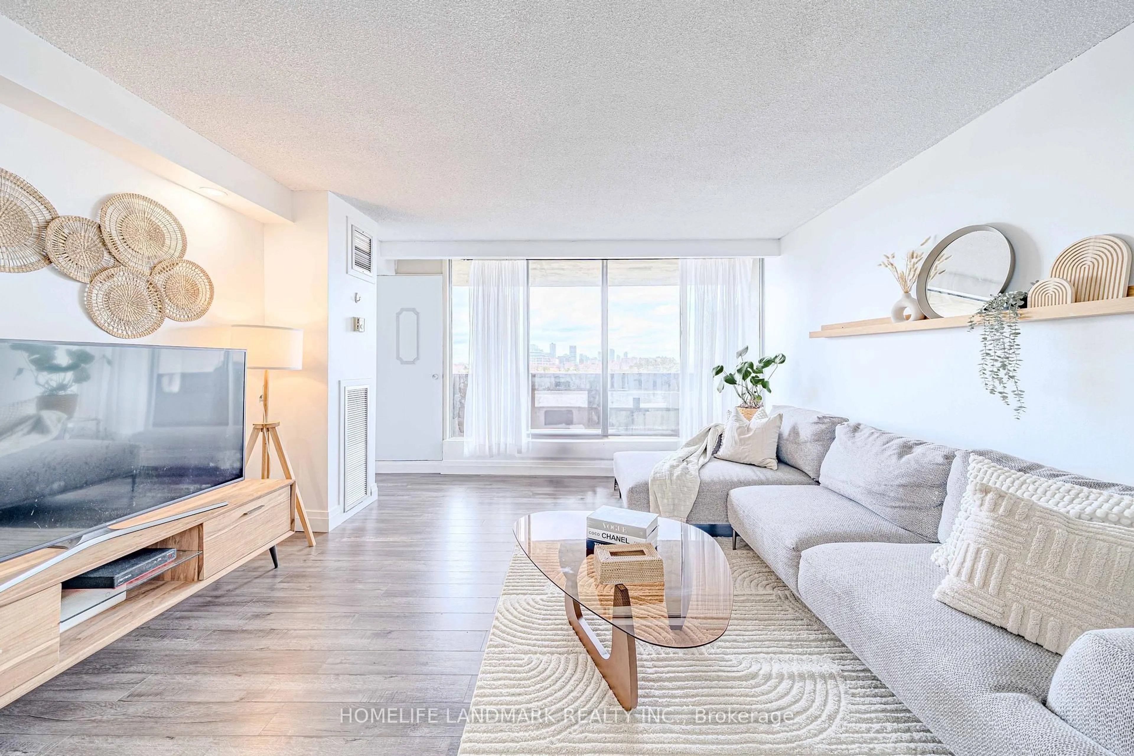 Living room with furniture, unknown for 40 Bay Mills Blvd #902, Toronto Ontario M1T 3P5