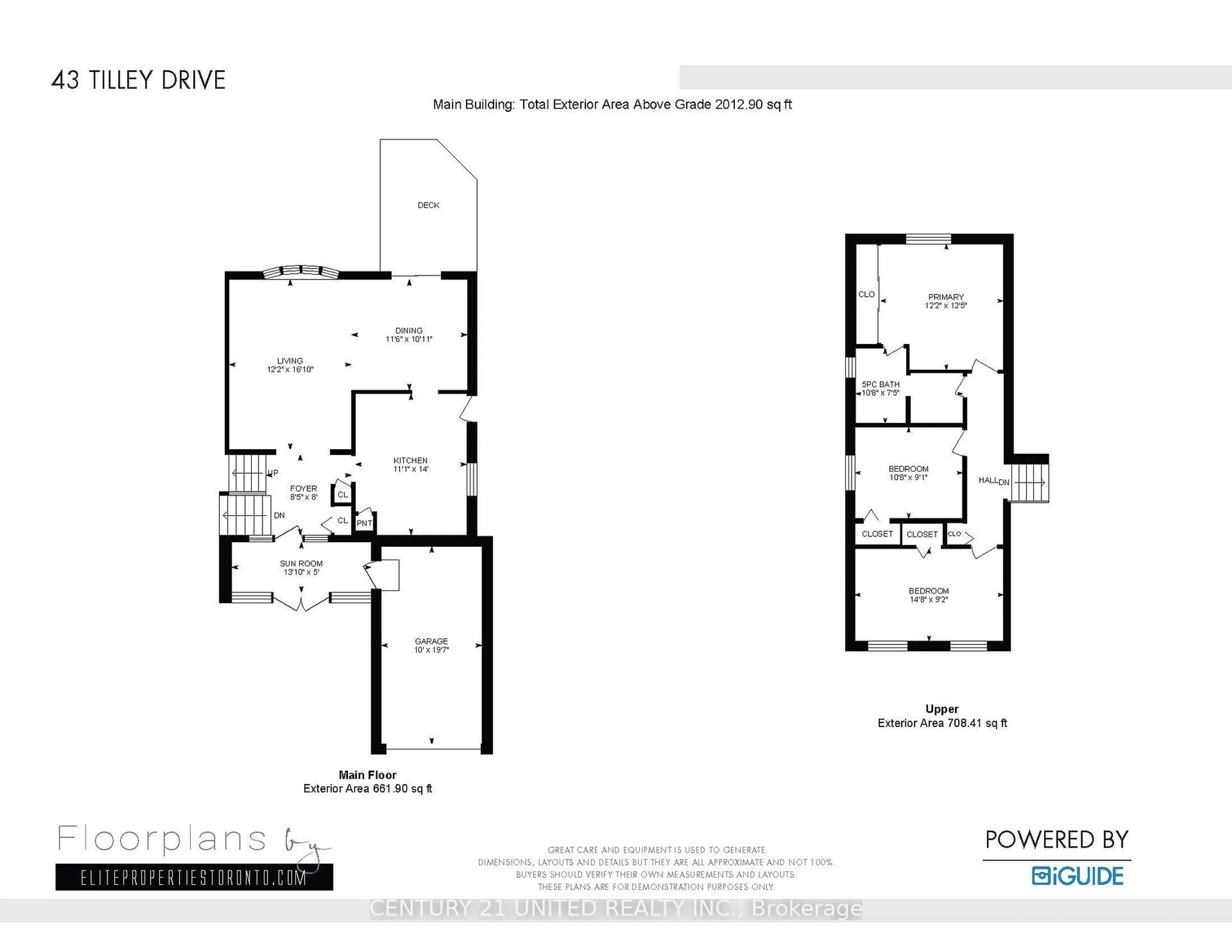 Floor plan for 43 Tilley Dr, Toronto Ontario M1C 2G3
