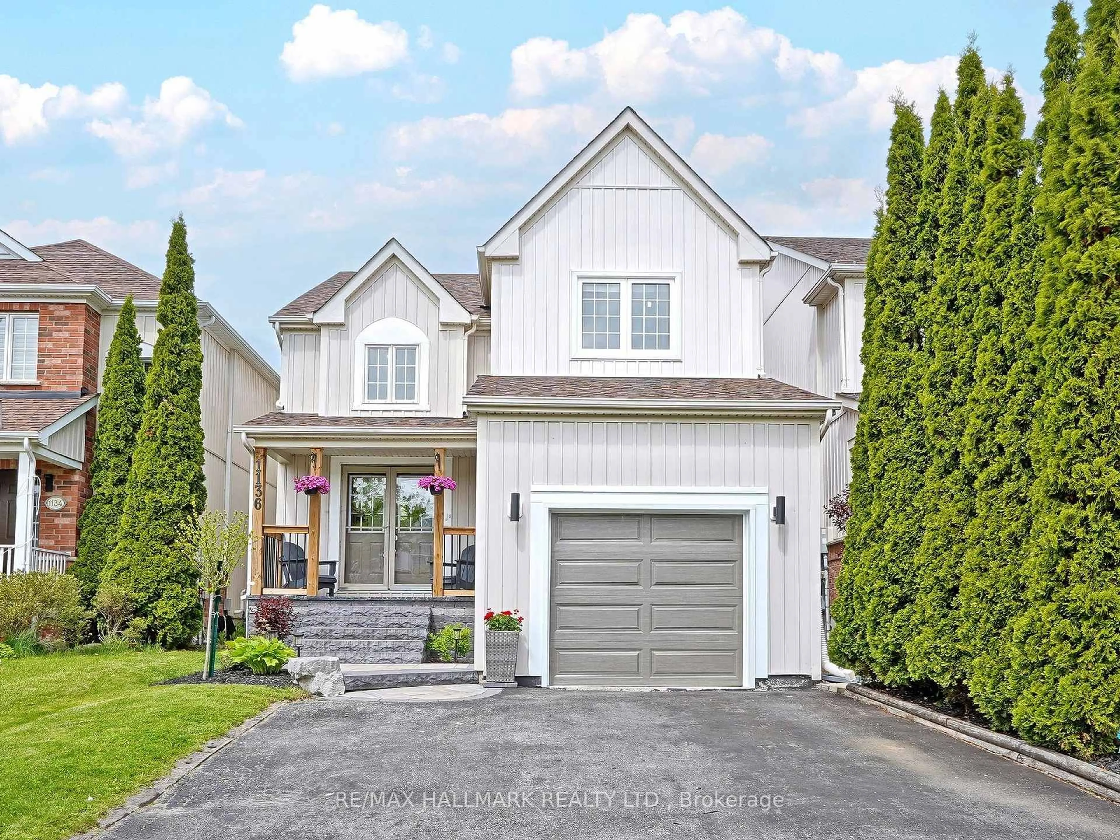 Home with brick exterior material, street for 1136 Ashgrove Cres, Oshawa Ontario L1K 2W5