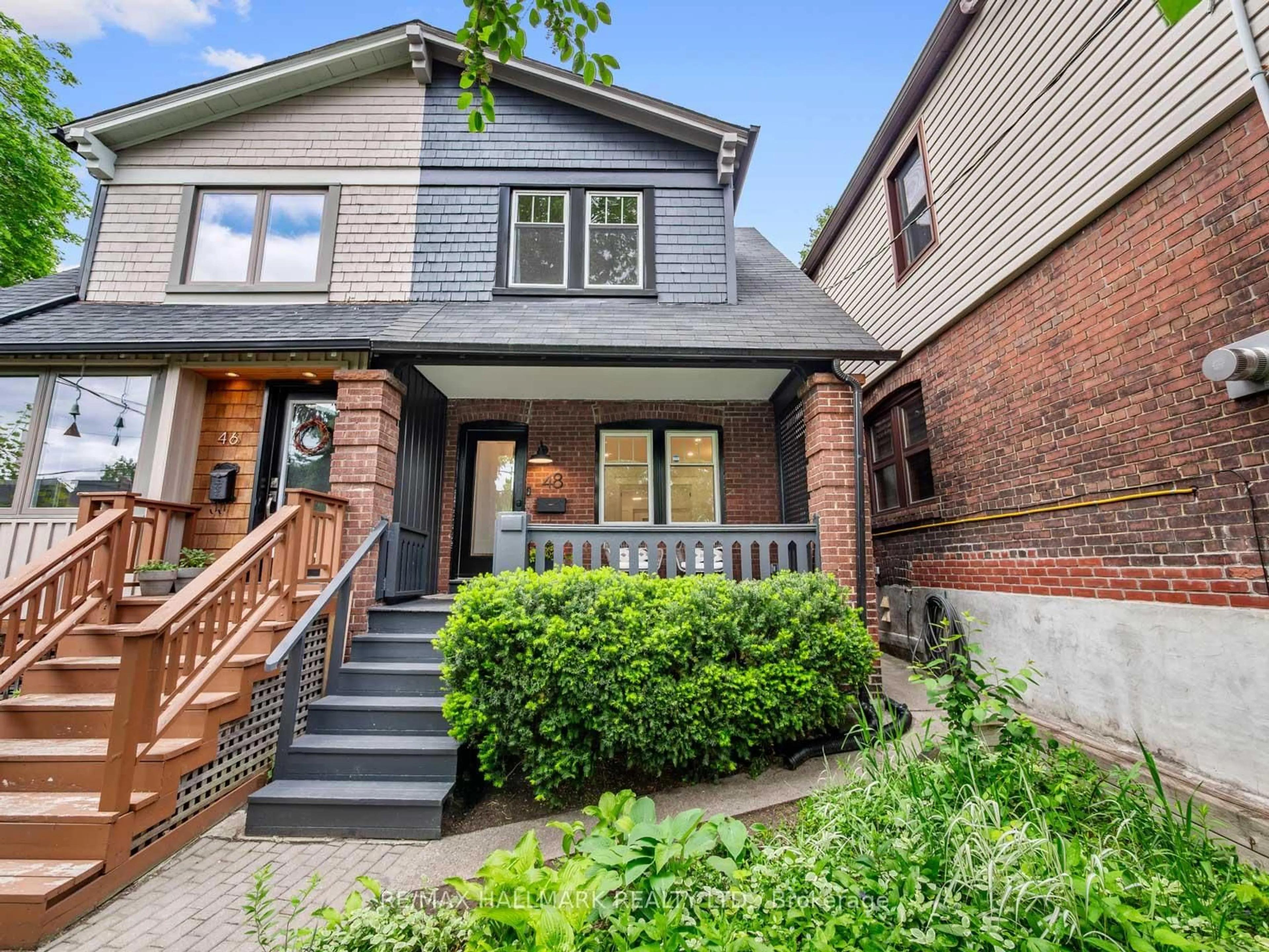 Home with brick exterior material, street for 48 Millbrook Cres, Toronto Ontario M4K 1H4