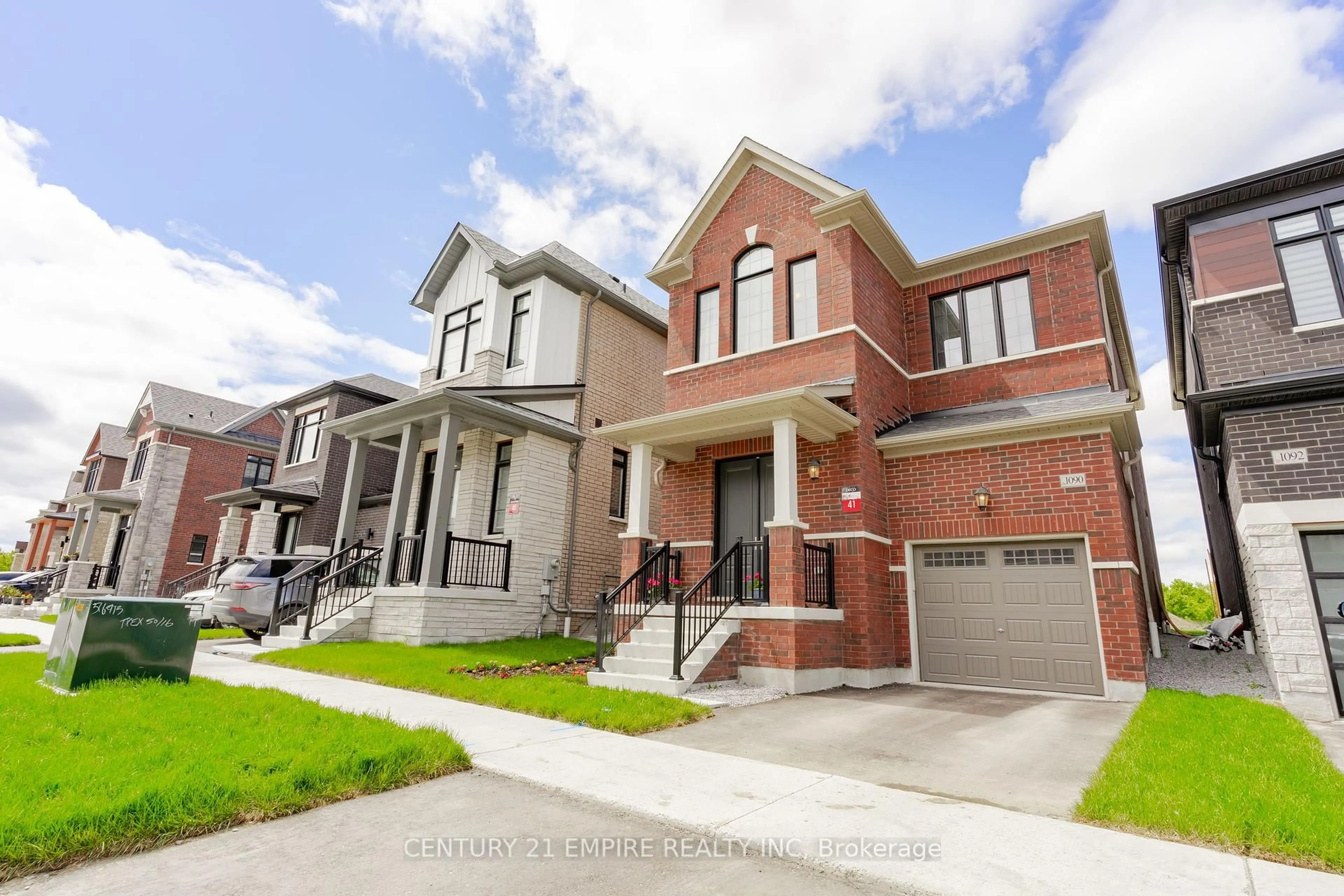 Home with brick exterior material, street for 1090 Pisces Tr, Pickering Ontario L1X 0P8