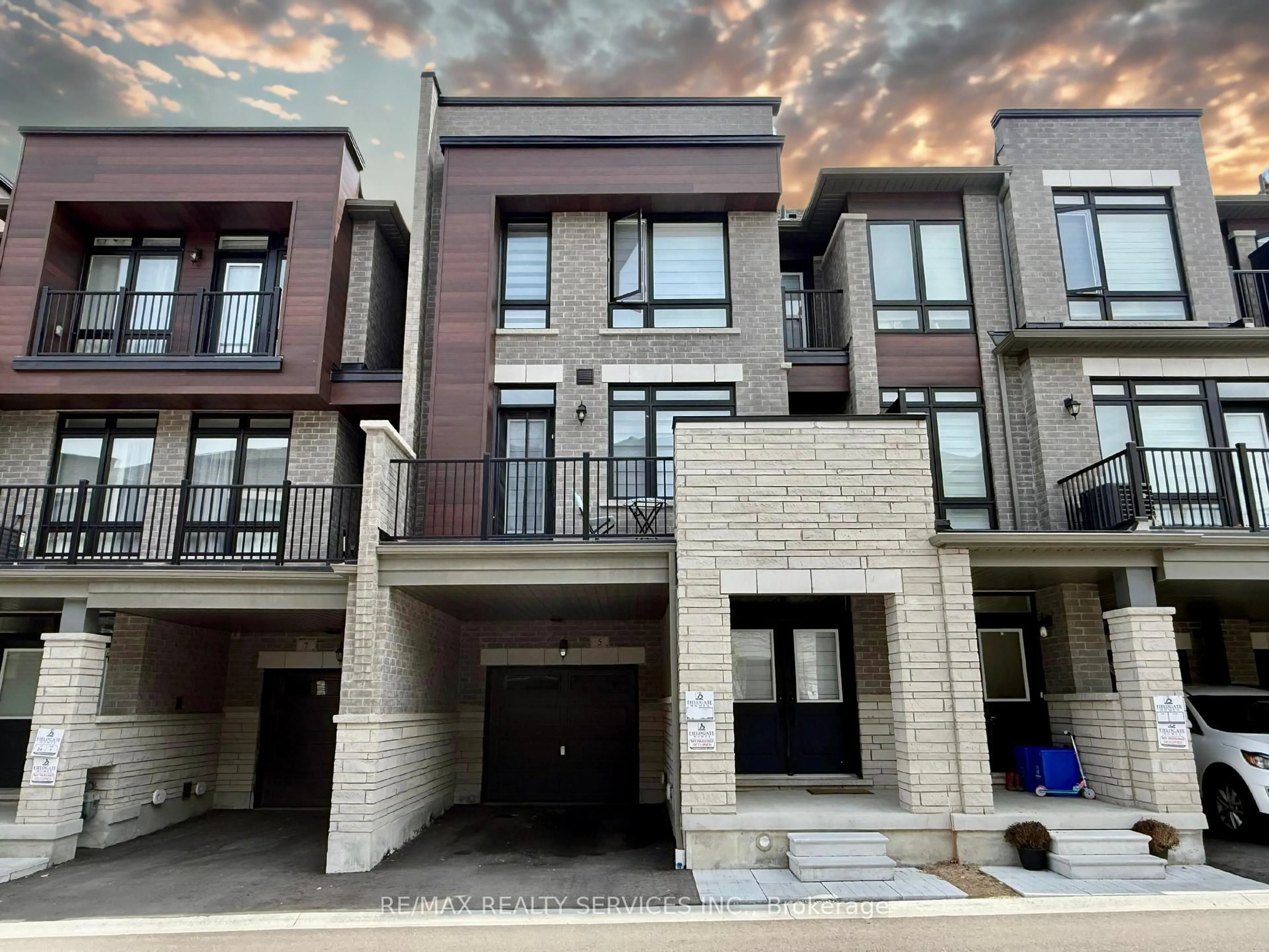 Home with brick exterior material, street for 5 Nimmo Lane, Ajax Ontario L1S 0H2