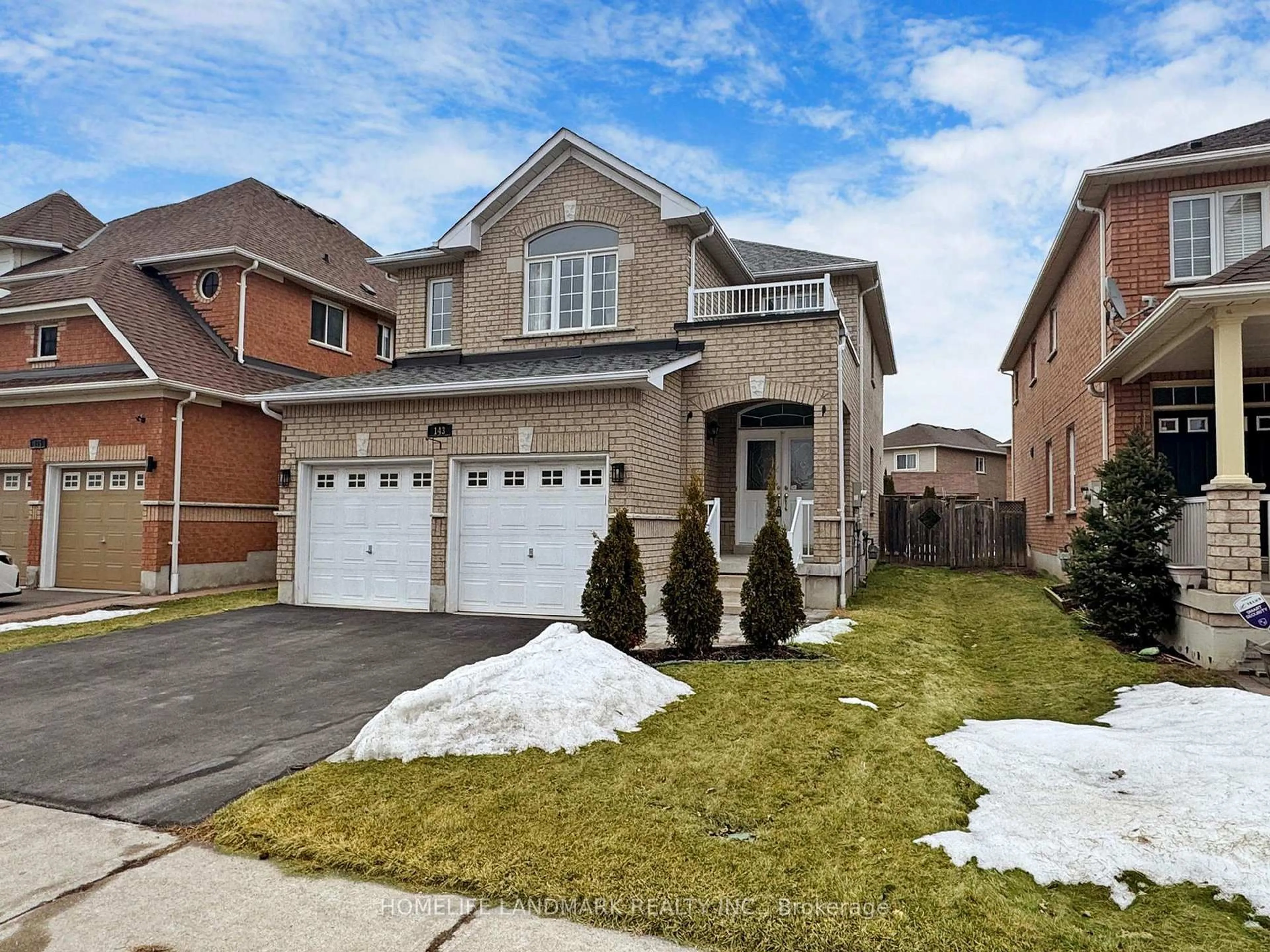 Home with brick exterior material, street for 143 Baycliffe Dr, Whitby Ontario L1P 1V5