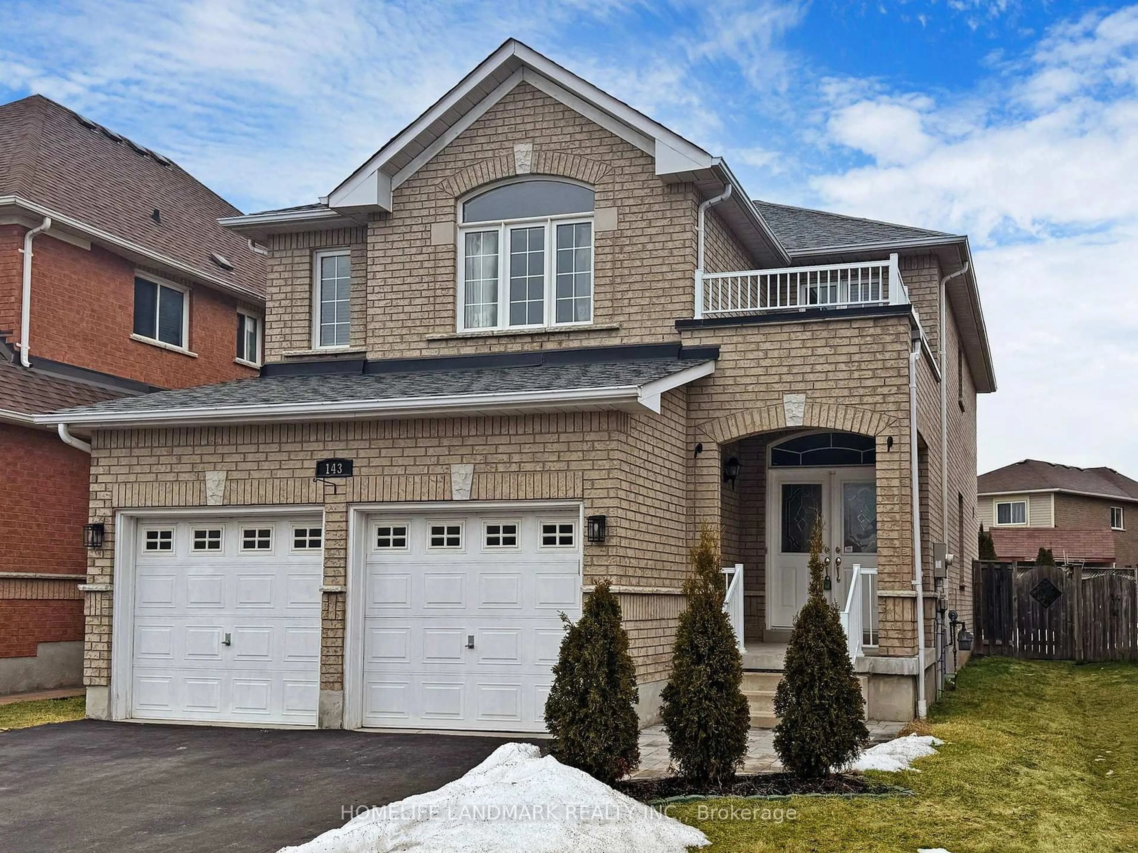 Home with brick exterior material, street for 143 Baycliffe Dr, Whitby Ontario L1P 1V5