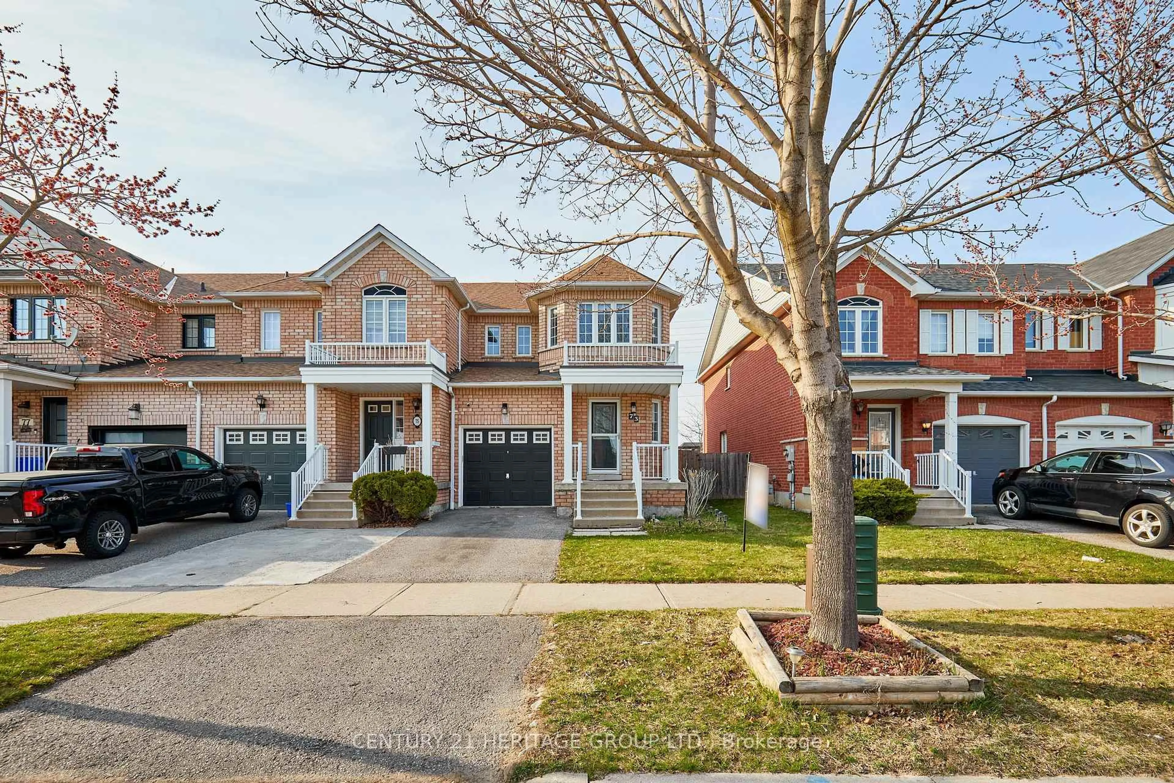 Home with brick exterior material, street for 73 Rich Cres, Whitby Ontario L1P 1V6