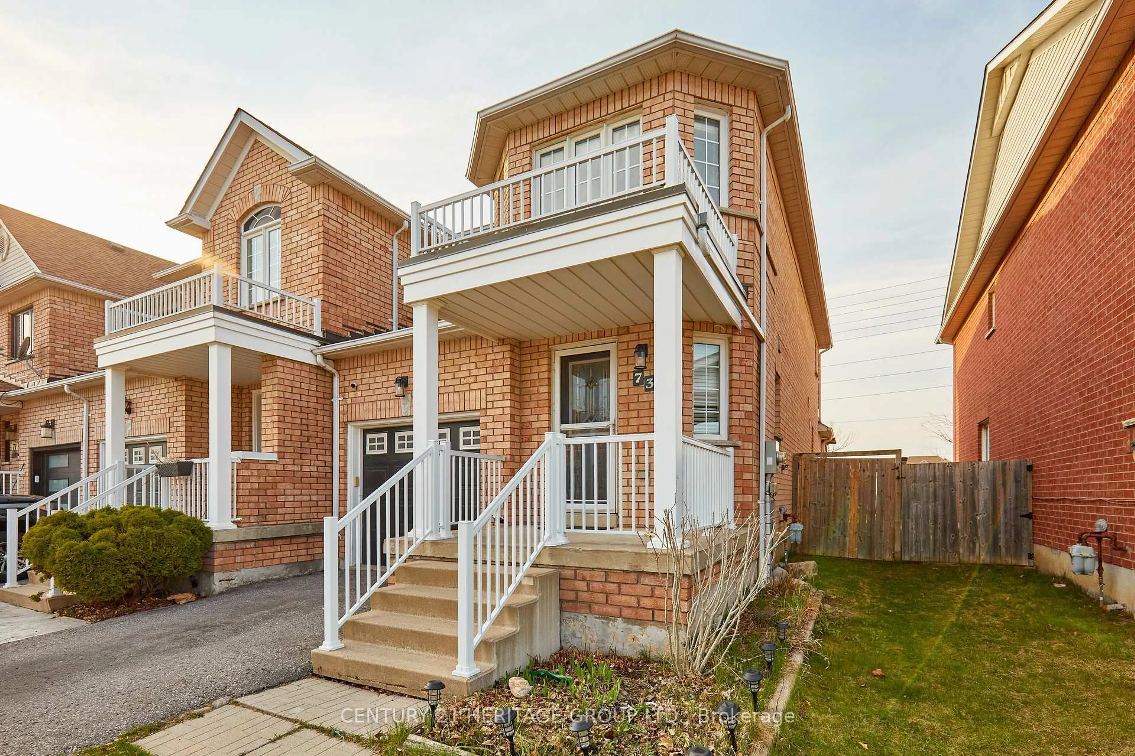 Home with brick exterior material, street for 73 Rich Cres, Whitby Ontario L1P 1V6